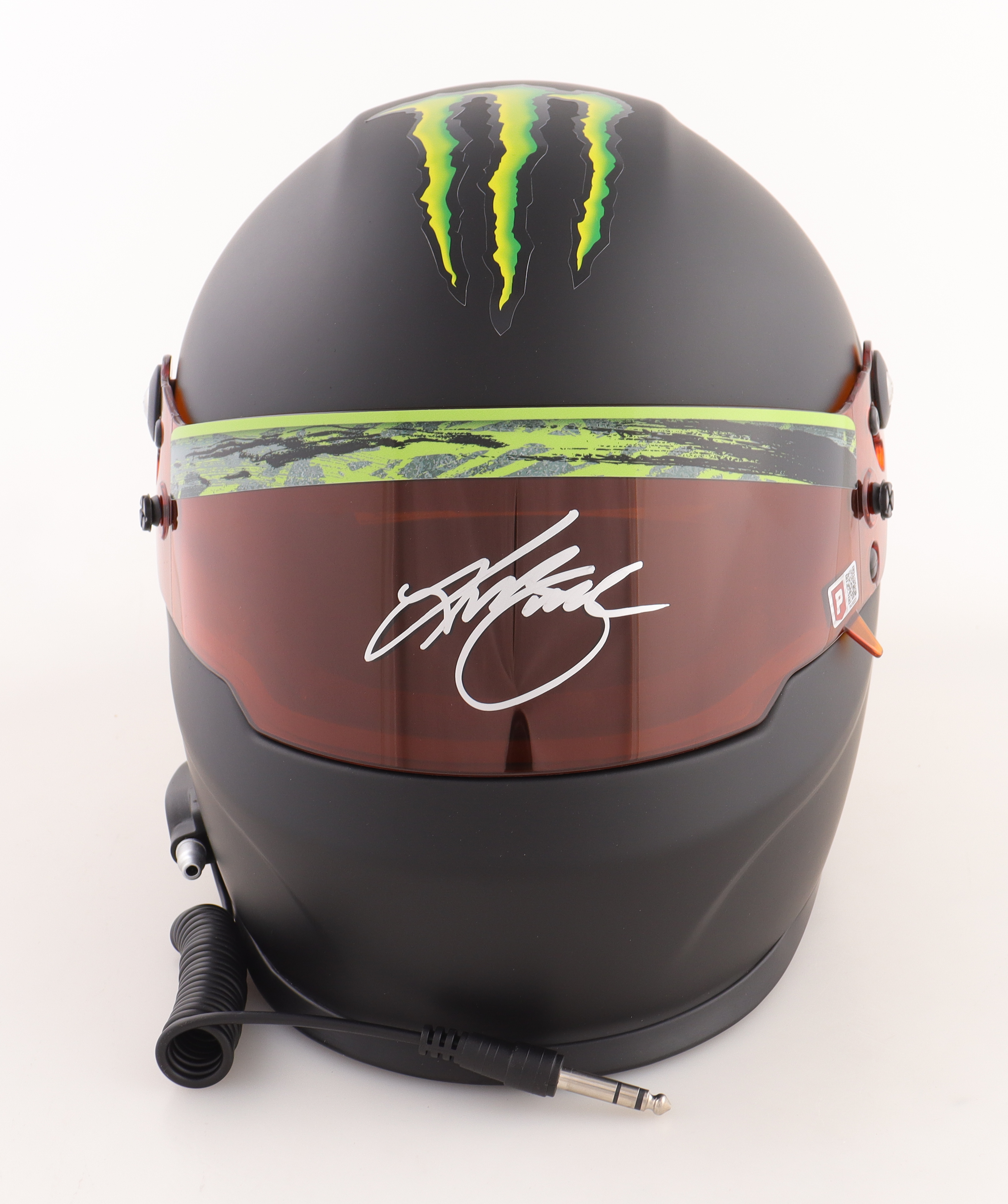 Kurt Busch Signed NASCAR Monster Energy Full-Size Helmet (PA) at PristineAuction.com Kurt Busch Signed NASCAR Monster Energy Full-Size Helmet (PA) at PristineAuction.com