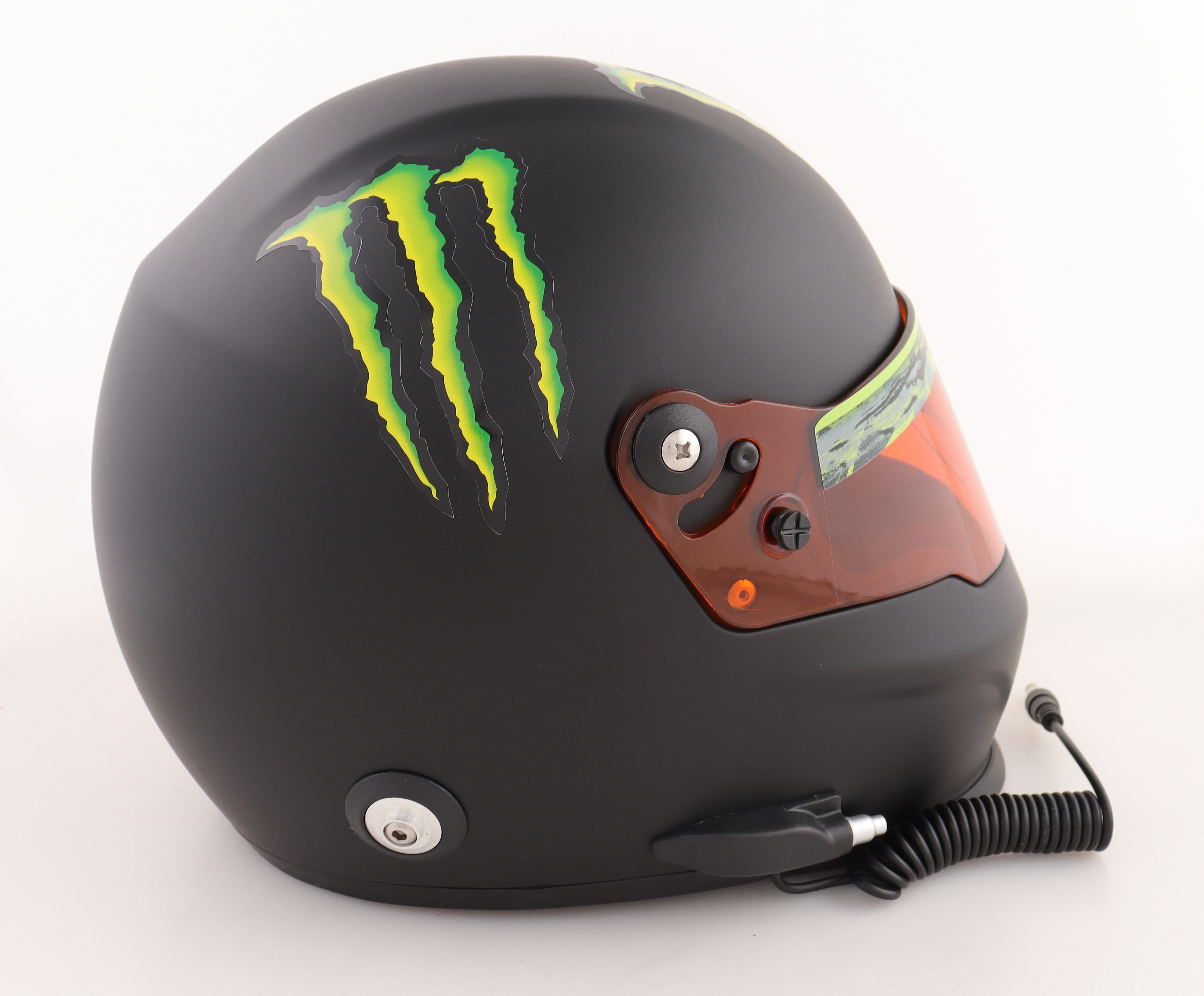 Kurt Busch Signed NASCAR Monster Energy Full-Size Helmet (PA) at PristineAuction.com Kurt Busch Signed NASCAR Monster Energy Full-Size Helmet (PA) at PristineAuction.com
