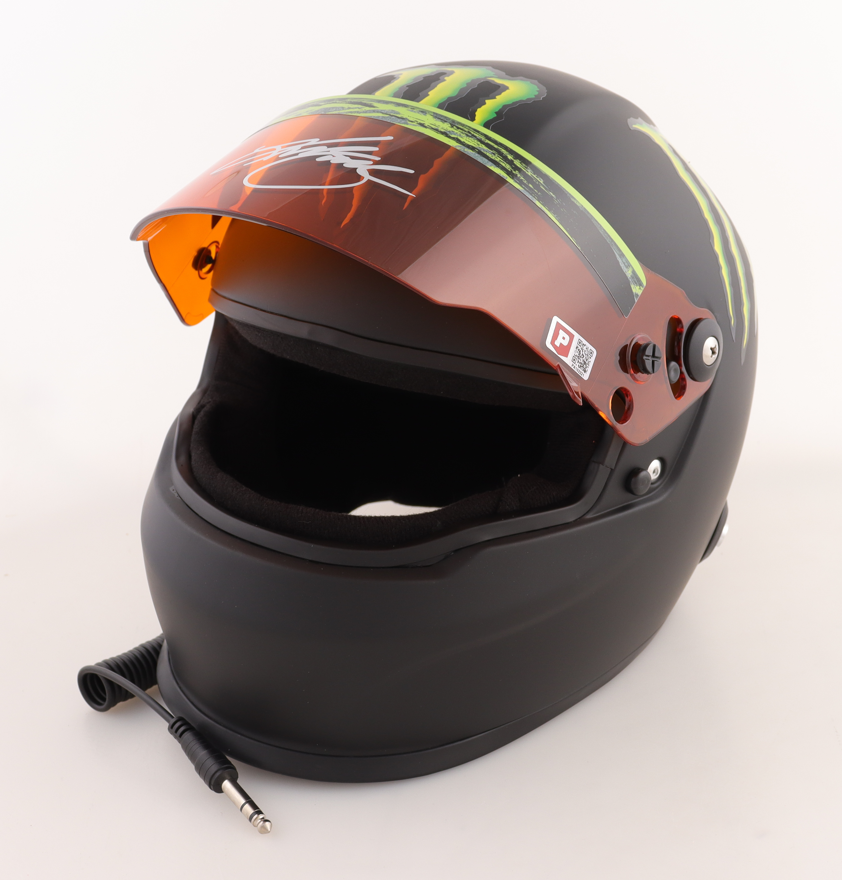 Kurt Busch Signed NASCAR Monster Energy Full-Size Helmet (PA) at PristineAuction.com Kurt Busch Signed NASCAR Monster Energy Full-Size Helmet (PA) at PristineAuction.com