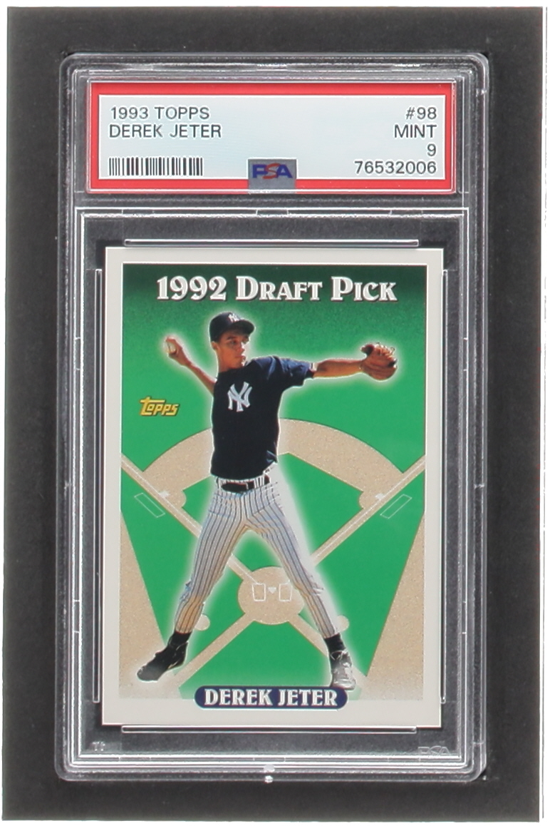 Derek Jeter 1993 Topps #98 RC (PSA 9) at PristineAuction.com Derek Jeter 1993 Topps #98 RC (PSA 9) at PristineAuction.com