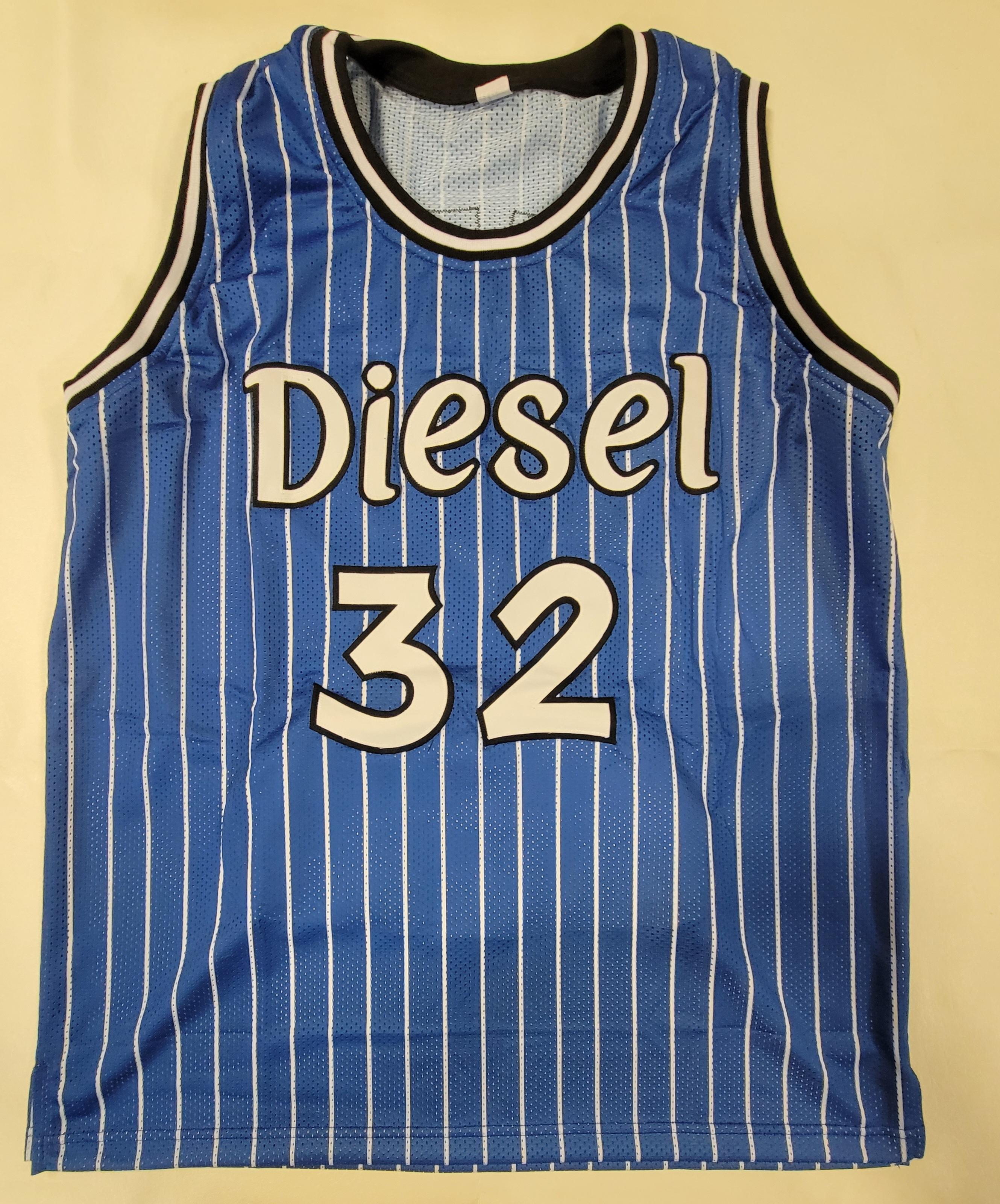 Shaquille O'Neal Signed Career Highlight Stat Jersey (Beckett) at PristineAuction.com Shaquille O'Neal Signed Career Highlight Stat Jersey (Beckett) at PristineAuction.com