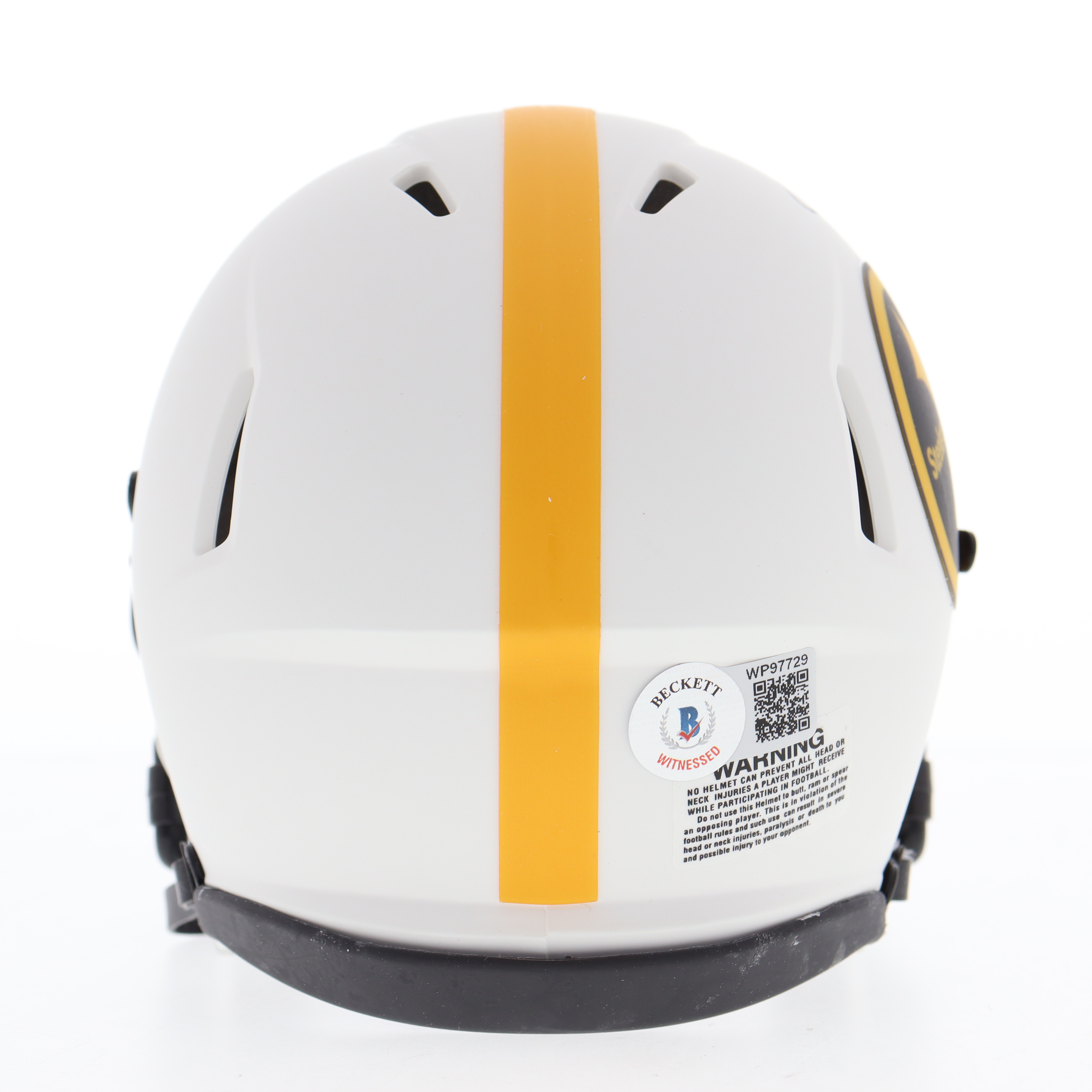 Chase Claypool Signed Steelers Lunar Eclipse Alternate Speed Mini Helmet (Beckett) at PristineAuction.com Chase Claypool Signed Steelers Lunar Eclipse Alternate Speed Mini Helmet (Beckett) at PristineAuction.com