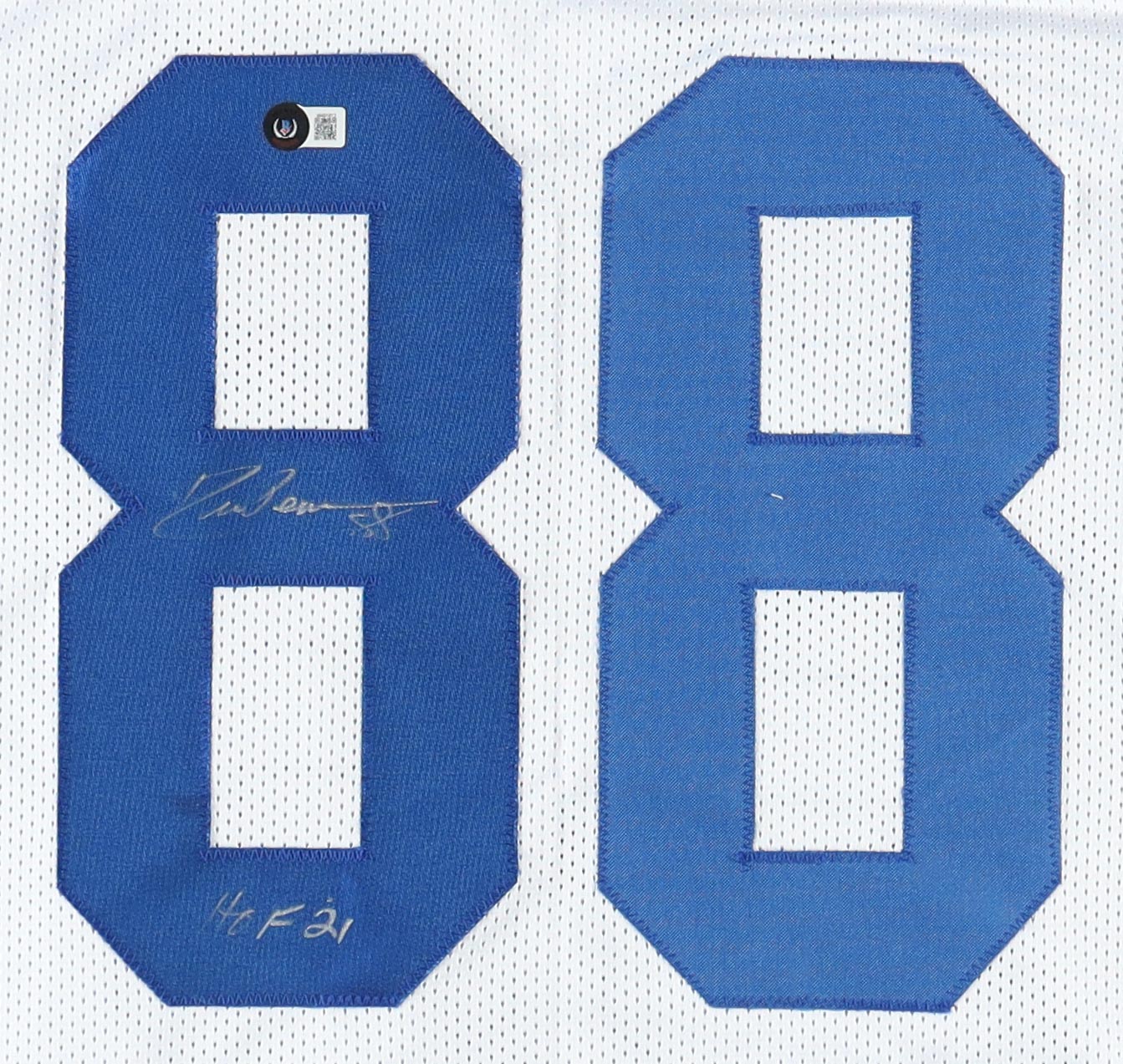 Drew Pearson Signed Jersey Inscribed "HOF 21" (Beckett) at PristineAuction.com Drew Pearson Signed Jersey Inscribed "HOF 21" (Beckett) at PristineAuction.com