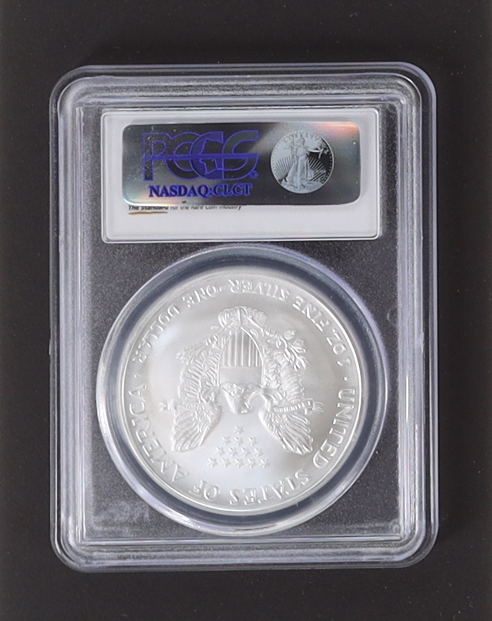 2003 American Silver Eagle (PCGS MS69) at PristineAuction.com 2003 American Silver Eagle (PCGS MS69) at PristineAuction.com