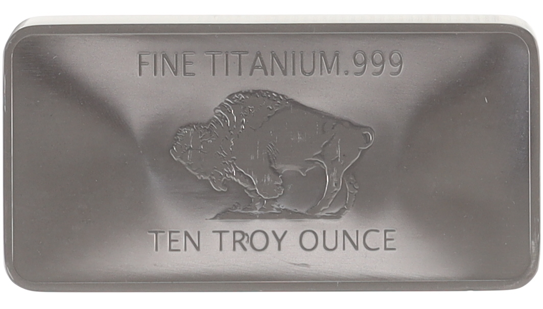 1 Troy Ounce Molybdenum Metal Bar .999 Pure With Walking Liberty Design & COA