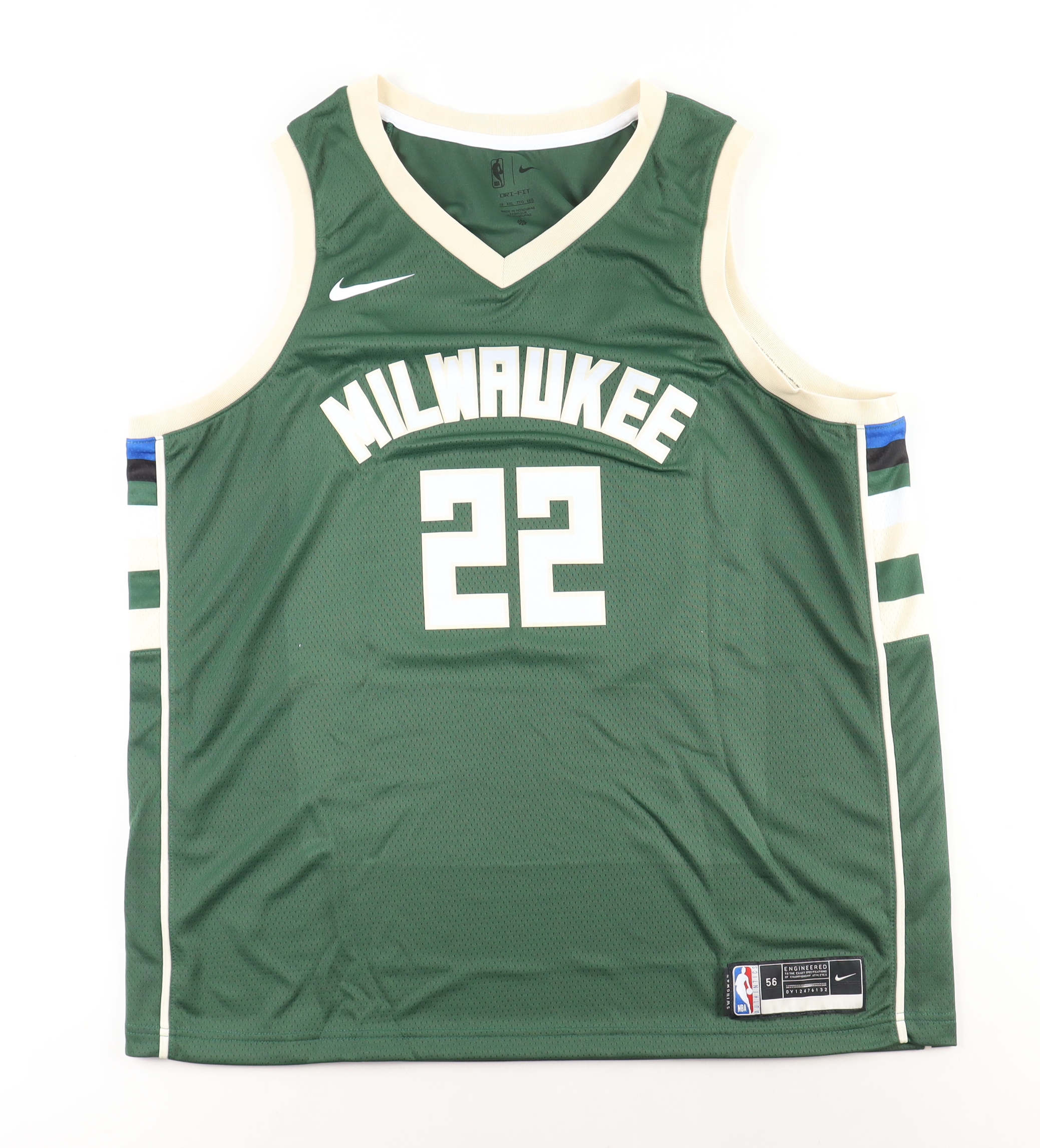 Khris Middleton Signed Bucks Jersey (Fanatics) at PristineAuction.com Khris Middleton Signed Bucks Jersey (Fanatics) at PristineAuction.com