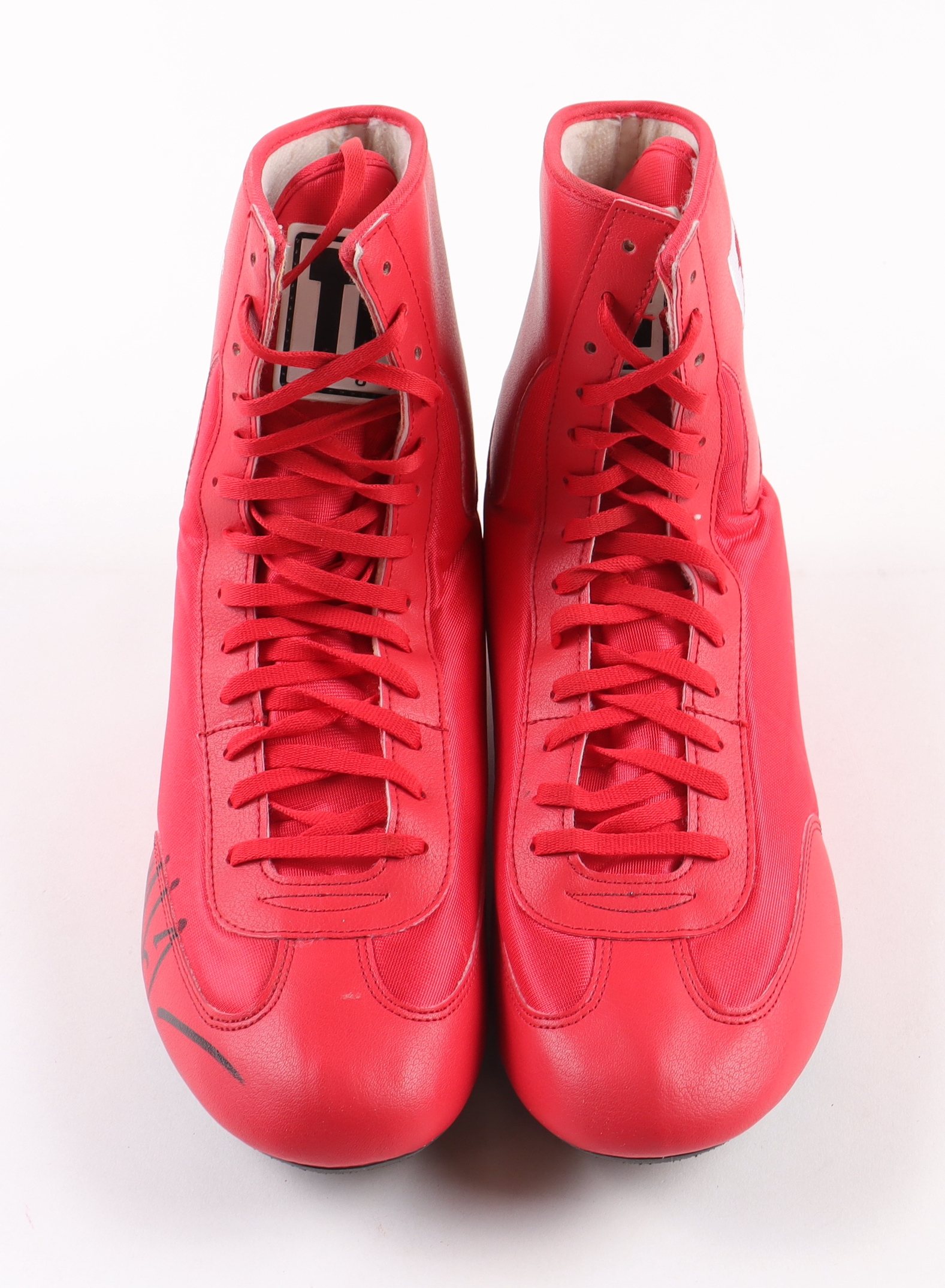 Mike Tyson Signed Pair of Title Boxing Boots (JSA & Tyson) at PristineAuction.com Mike Tyson Signed Pair of Title Boxing Boots (JSA & Tyson) at PristineAuction.com