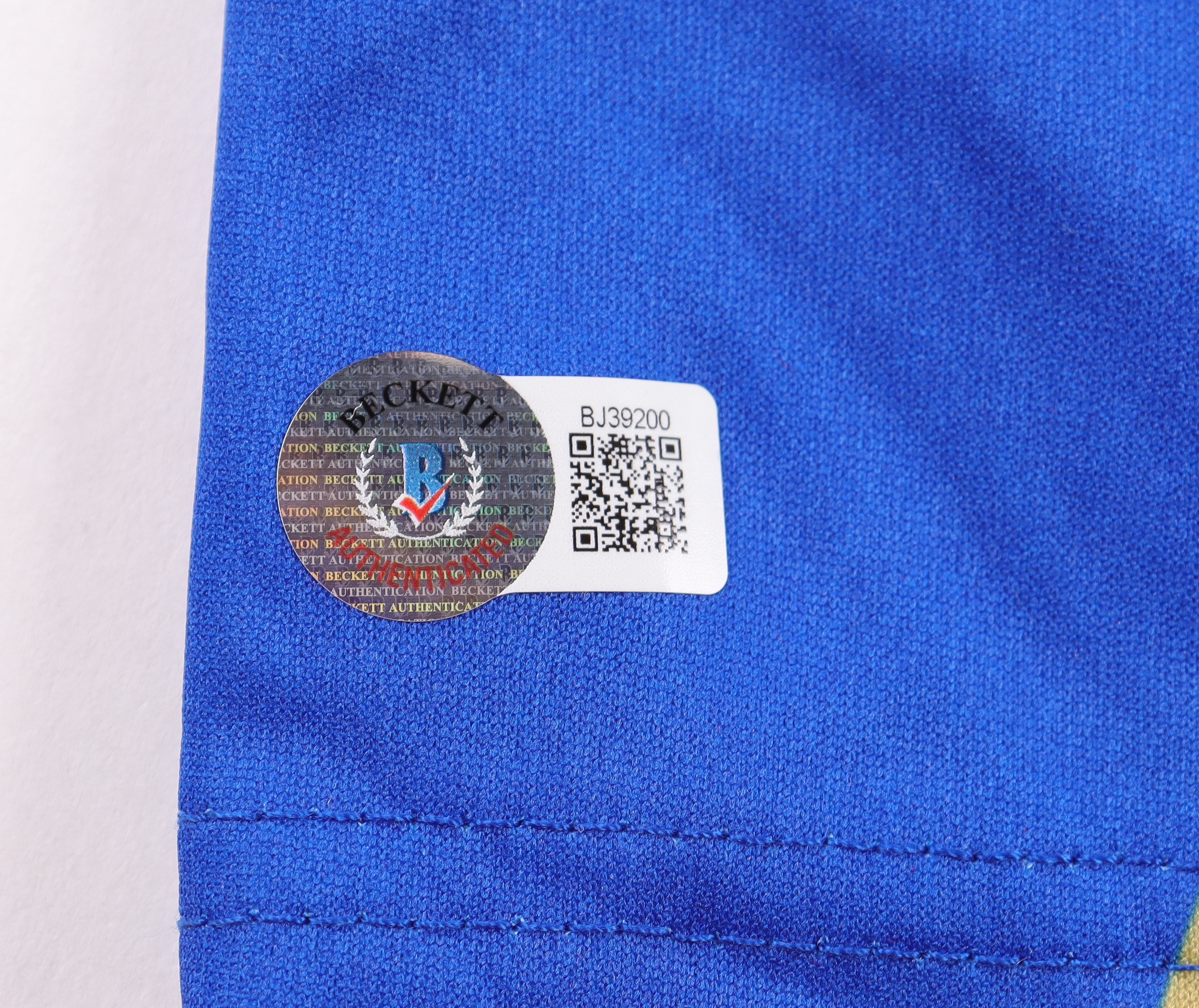 Kurt Angle Signed Shorts Inscribed "HOF 17" (Beckett) at PristineAuction.com Kurt Angle Signed Shorts Inscribed "HOF 17" (Beckett) at PristineAuction.com