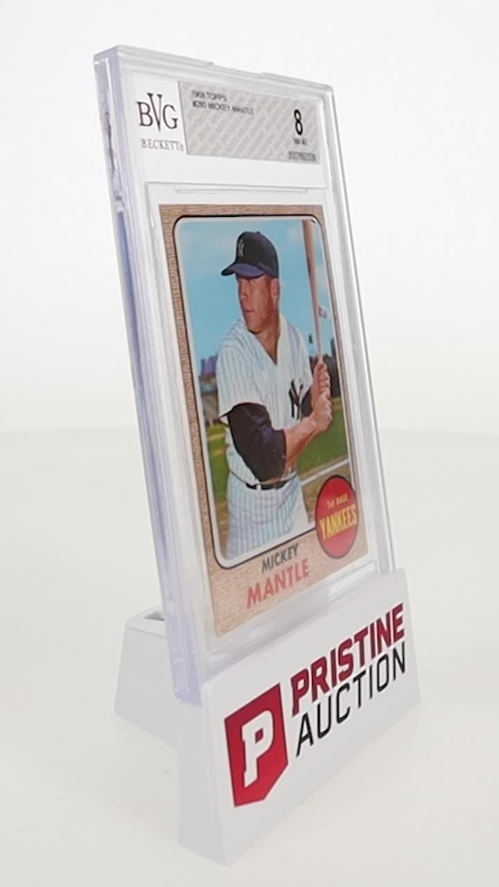 Mickey Mantle 1968 Topps #280 (BVG 8) at PristineAuction.com Mickey Mantle 1968 Topps #280 (BVG 8) at PristineAuction.com