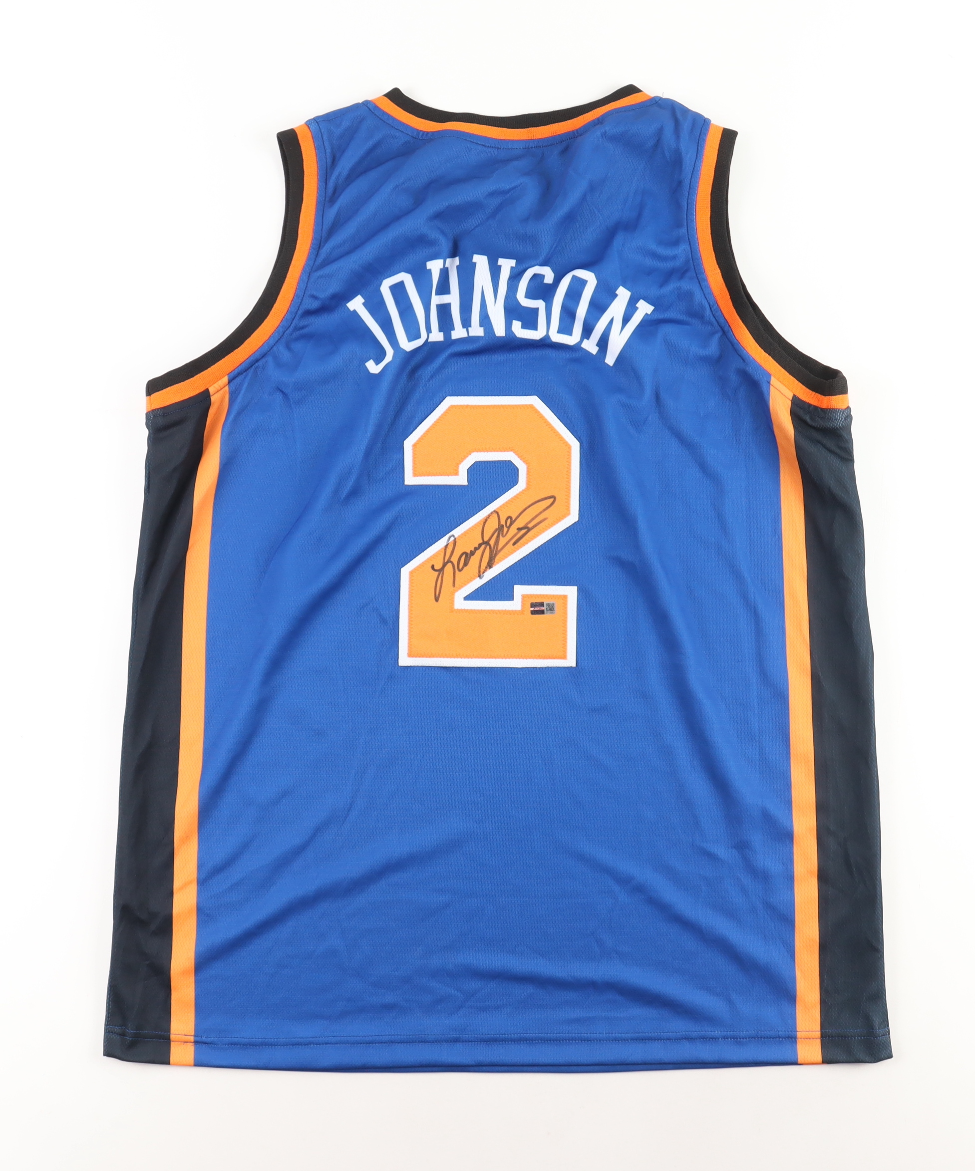 Larry Johnson Signed Jersey (Steiner) at PristineAuction.com Larry Johnson Signed Jersey (Steiner) at PristineAuction.com