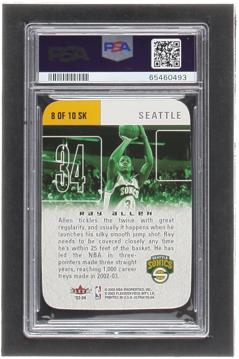 Ray Allen 2003-04 Ultra Scoring Kings #8 (PSA 9) at PristineAuction.com Ray Allen 2003-04 Ultra Scoring Kings #8 (PSA 9) at PristineAuction.com
