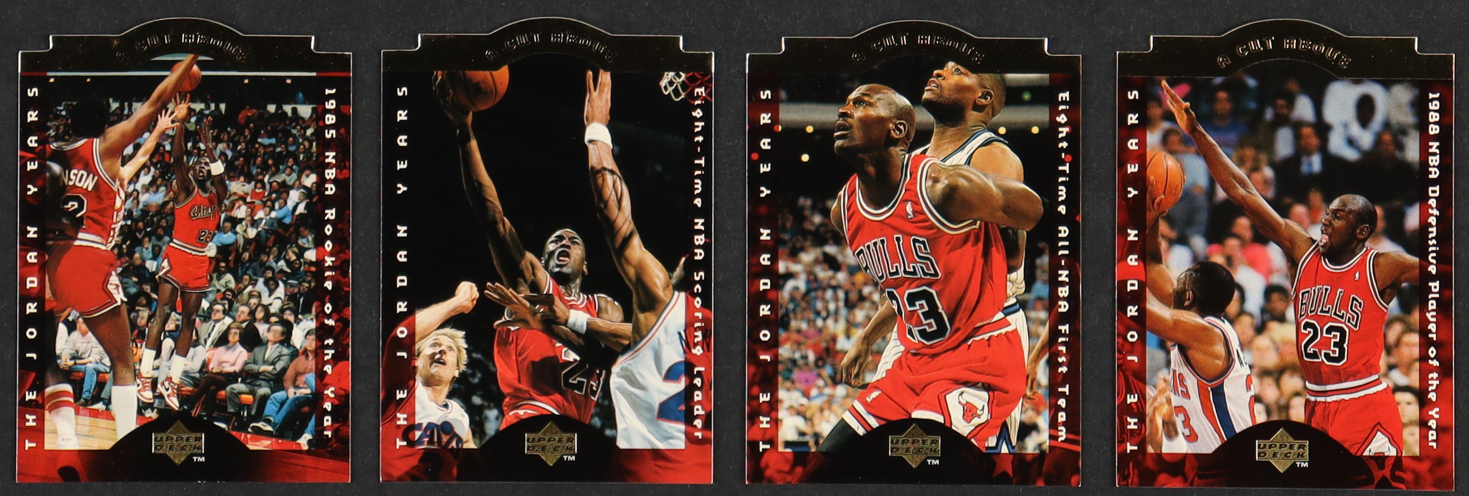 1996-97 Collector's Choice Jordan A Cut Above Basketball Complete Set of (10) Cards with Michael Jordan #CA1, Michael Jordan #CA2, Michael Jordan #CA3, Michael Jordan #CA4 at PristineAuction.com 1996-97 Collector's Choice Jordan A Cut Above Basketball Complete Set of (10) Cards with Michael Jordan #CA1, Michael Jordan #CA2, Michael Jordan #CA3, Michael Jordan #CA4 at PristineAuction.com