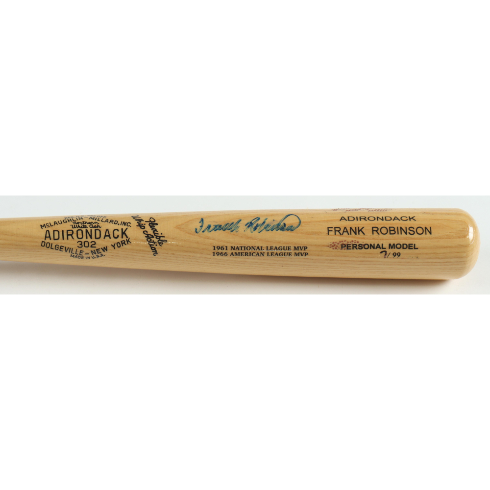 Frank Robinson Signed LE McLaughlin-Millard Adirondack Baseball Bat