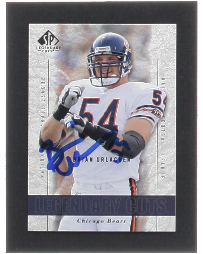 Brian Urlacher Signed 2002 SP Legendary Cuts #61 (PSA) at PristineAuction.com Brian Urlacher Signed 2002 SP Legendary Cuts #61 (PSA) at PristineAuction.com