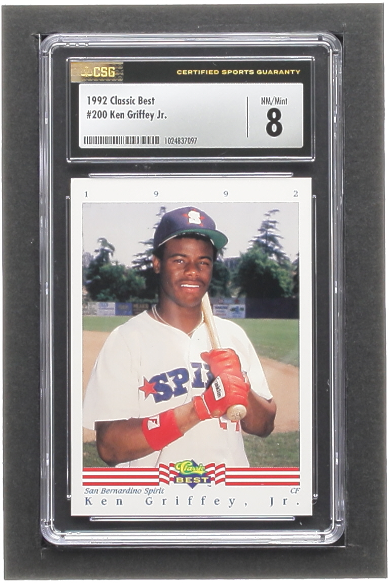 Ken Griffey Jr. 1992 Classic/Best #200 (CSG 8) at PristineAuction.com Ken Griffey Jr. 1992 Classic/Best #200 (CSG 8) at PristineAuction.com