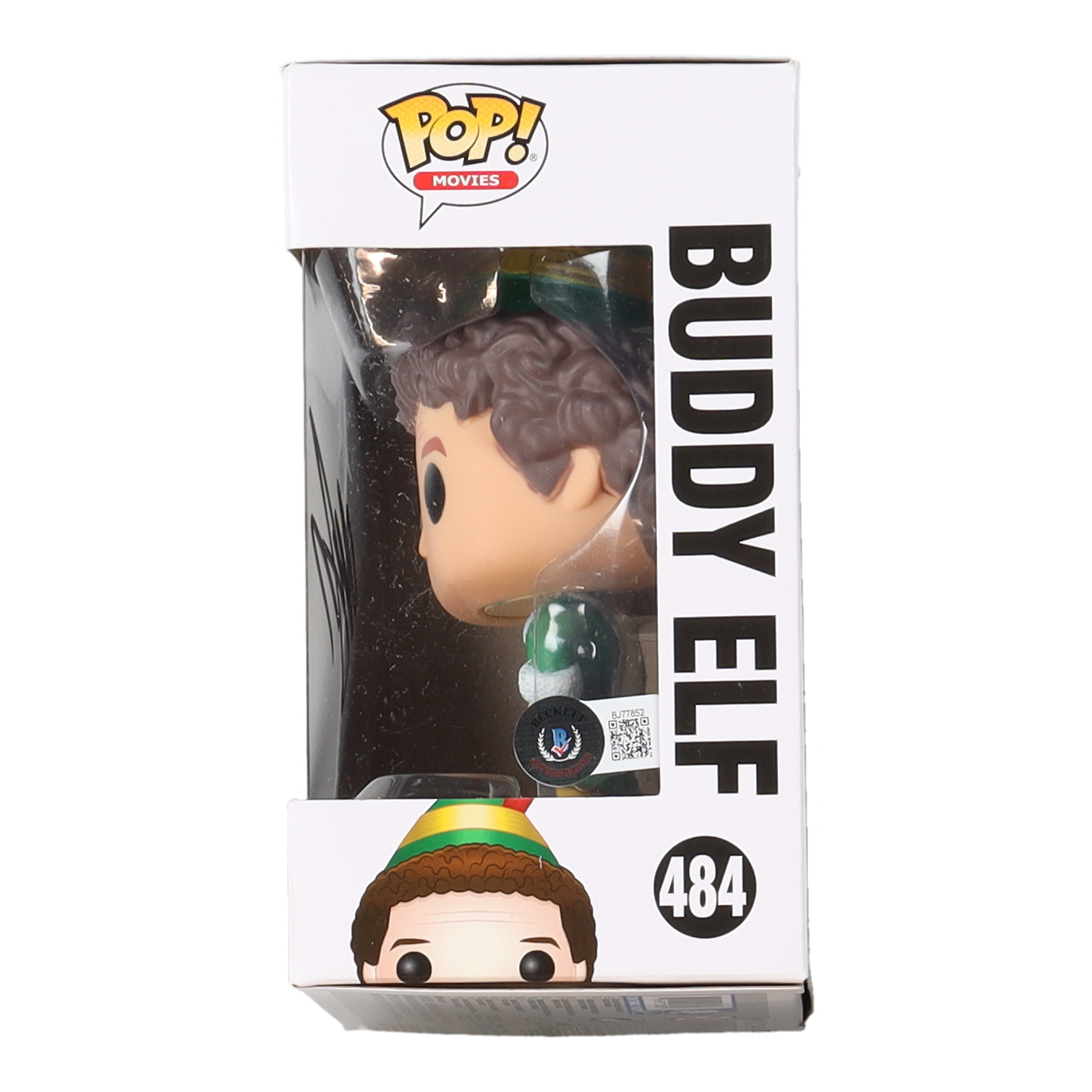Will Ferrell Signed "Elf" #484 Buddy The Elf Funko Pop! Movies Vinyl Figure (Beckett) at PristineAuction.com Will Ferrell Signed "Elf" #484 Buddy The Elf Funko Pop! Movies Vinyl Figure (Beckett) at PristineAuction.com