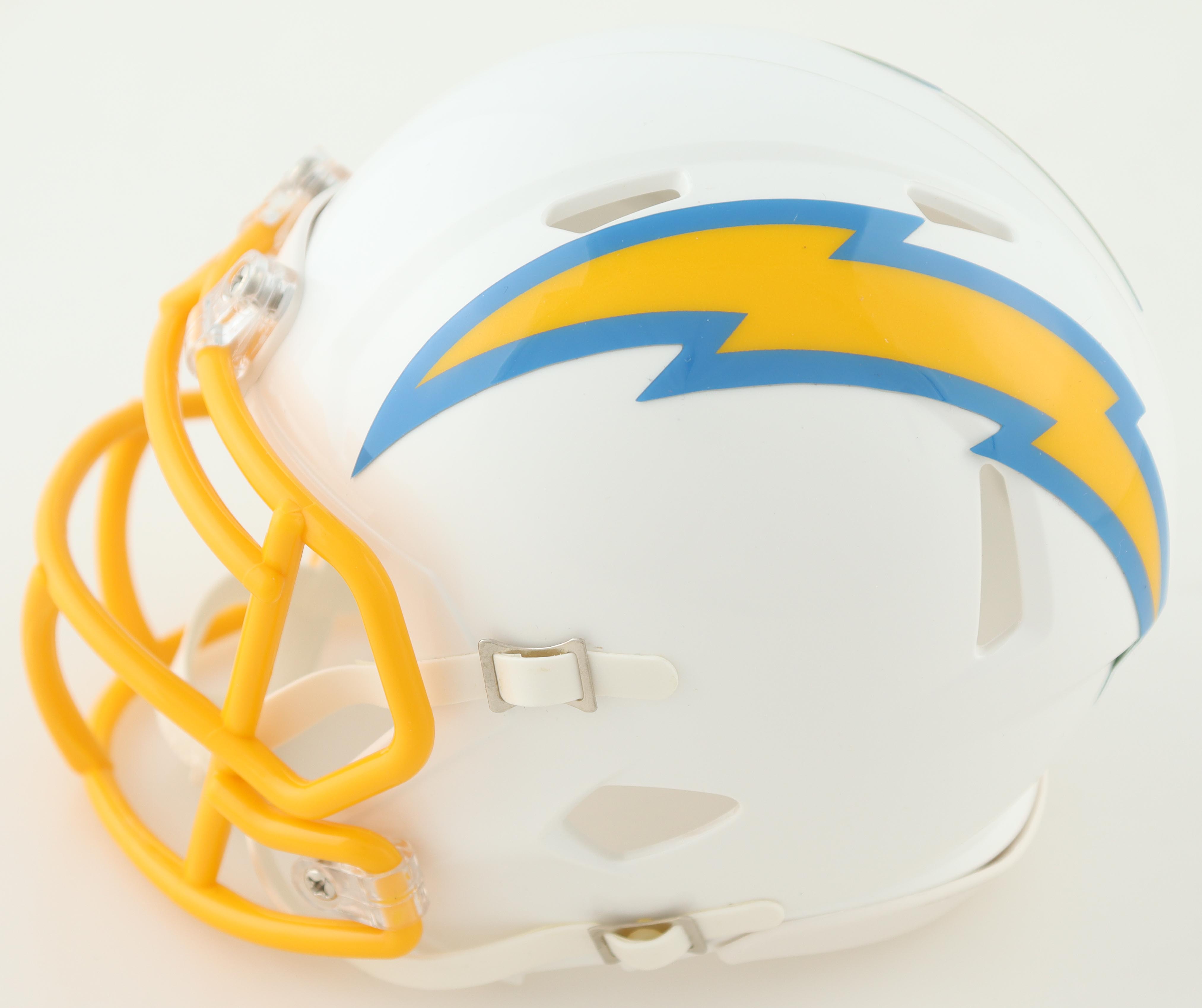 Charlie Joiner Signed Chargers Speed Mini Helmet Inscribed "HOF 96" (Schwartz) at PristineAuction.com Charlie Joiner Signed Chargers Speed Mini Helmet Inscribed "HOF 96" (Schwartz) at PristineAuction.com