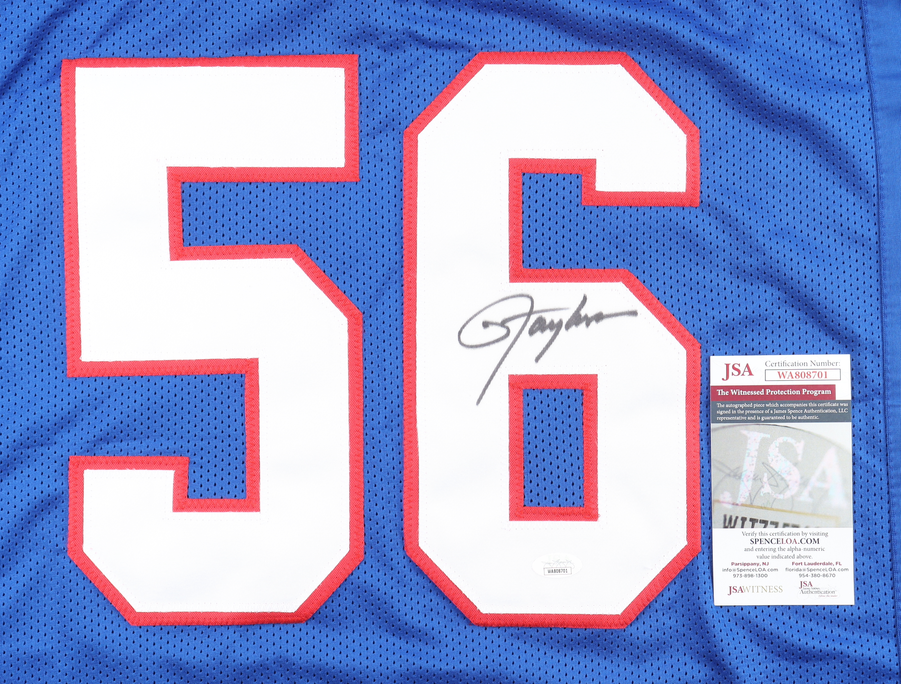 Lawrence Taylor Signed Jersey (JSA) at PristineAuction.com Lawrence Taylor Signed Jersey (JSA) at PristineAuction.com