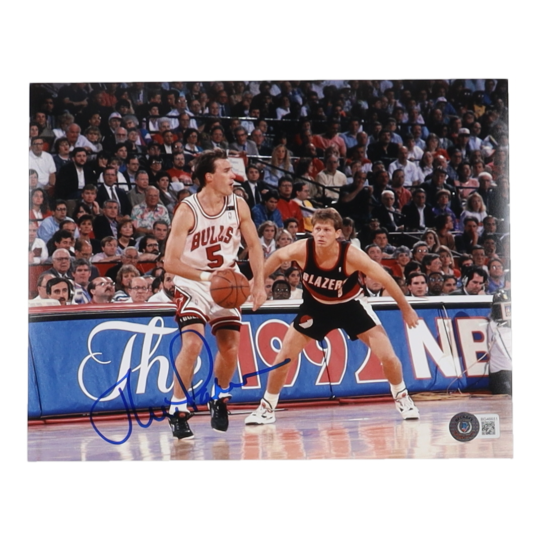 John Paxson Signed Bulls 8x10 Photo (Beckett) at PristineAuction.com John Paxson Signed Bulls 8x10 Photo (Beckett) at PristineAuction.com