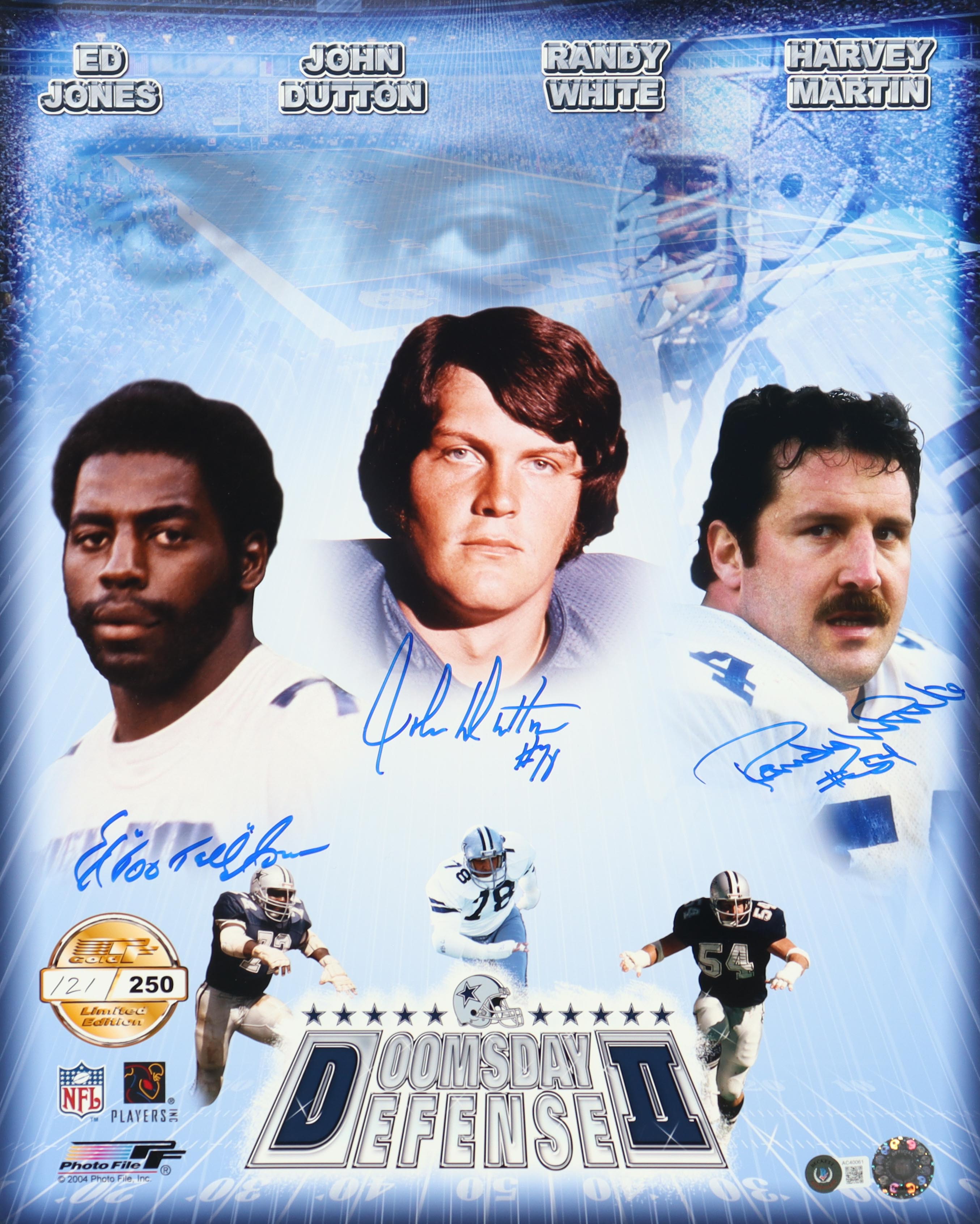 Randy White, Ed "Too Tall" Jones & John Dutton Signed LE Cowboys 16x20 Photo (Beckett) at PristineAuction.com Randy White, Ed "Too Tall" Jones & John Dutton Signed LE Cowboys 16x20 Photo (Beckett) at PristineAuction.com