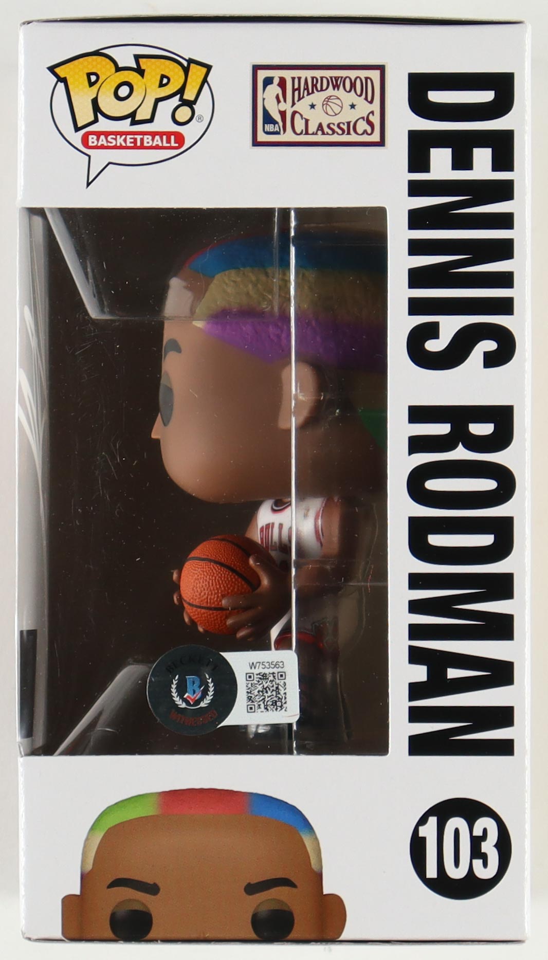 Dennis Rodman Signed Bulls #103 Funko Pop! Vinyl Figure (Beckett) at PristineAuction.com Dennis Rodman Signed Bulls #103 Funko Pop! Vinyl Figure (Beckett) at PristineAuction.com