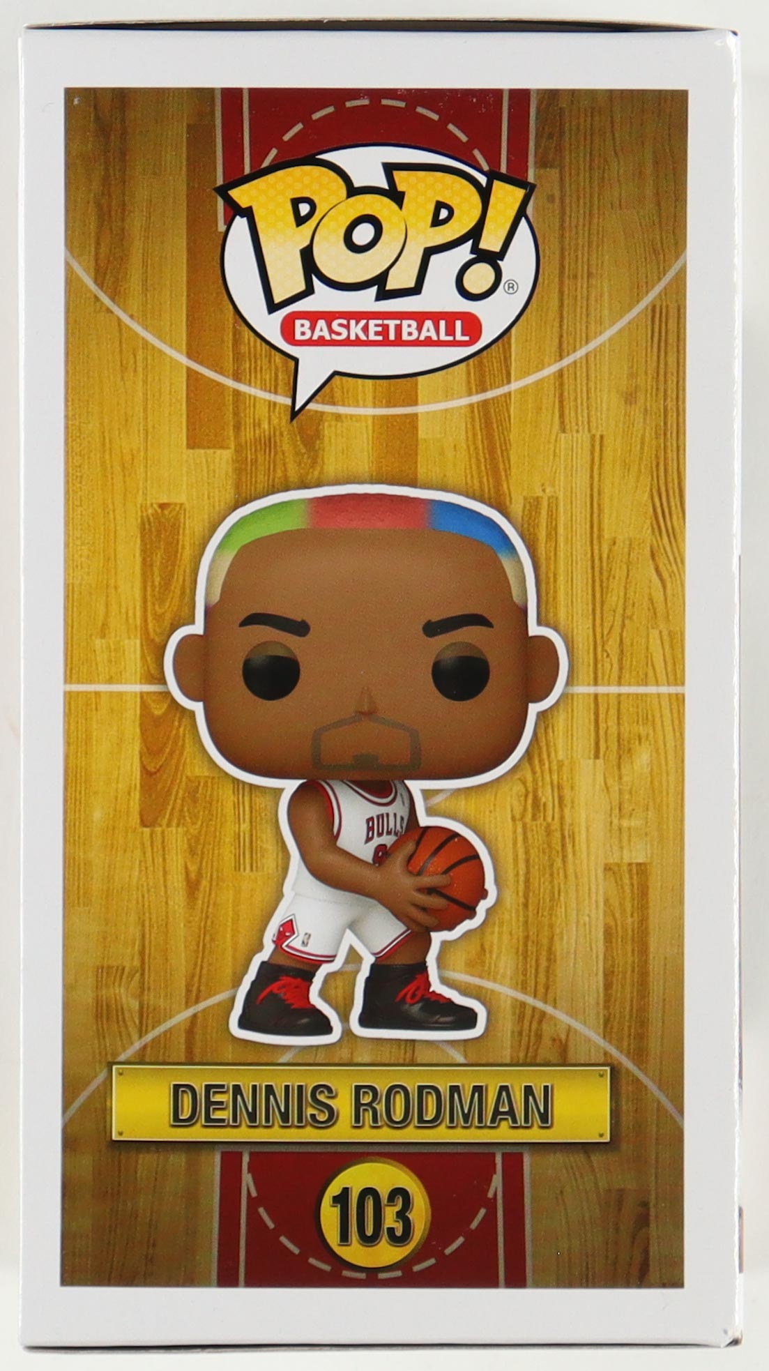 Dennis Rodman Signed Bulls #103 Funko Pop! Vinyl Figure (Beckett) at PristineAuction.com Dennis Rodman Signed Bulls #103 Funko Pop! Vinyl Figure (Beckett) at PristineAuction.com