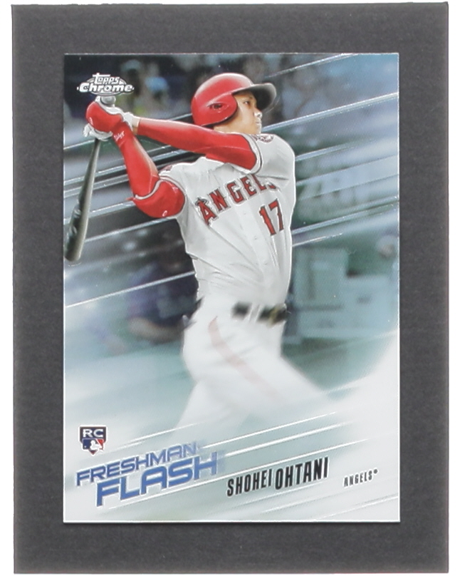 Shohei Ohtani 2018 Topps Chrome Freshman Flash Refractors #FF1 RC at PristineAuction.com Shohei Ohtani 2018 Topps Chrome Freshman Flash Refractors #FF1 RC at PristineAuction.com