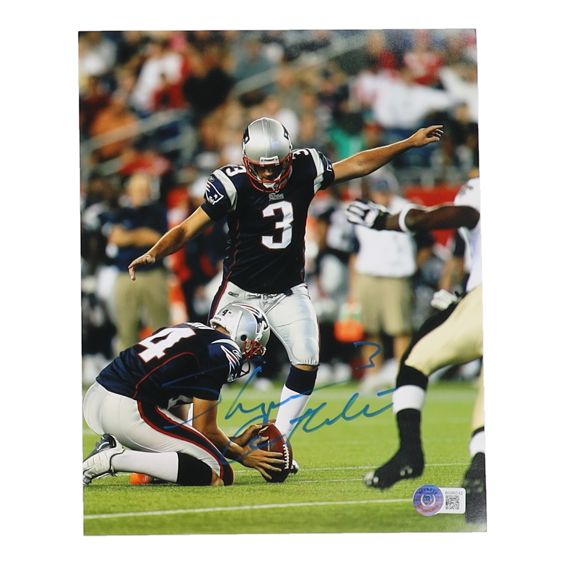 Stephen Gostkowski Signed Patriots 8x10 Photo (Beckett) at PristineAuction.com Stephen Gostkowski Signed Patriots 8x10 Photo (Beckett) at PristineAuction.com