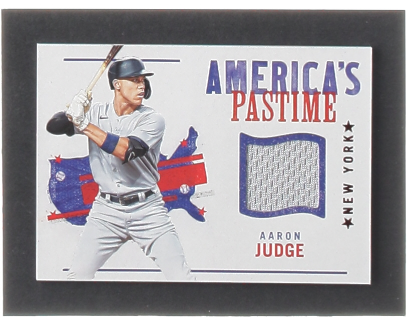 Aaron Judge 2022 Panini Chronicles America's Pastime Swatches Red #35 at PristineAuction.com Aaron Judge 2022 Panini Chronicles America's Pastime Swatches Red #35 at PristineAuction.com