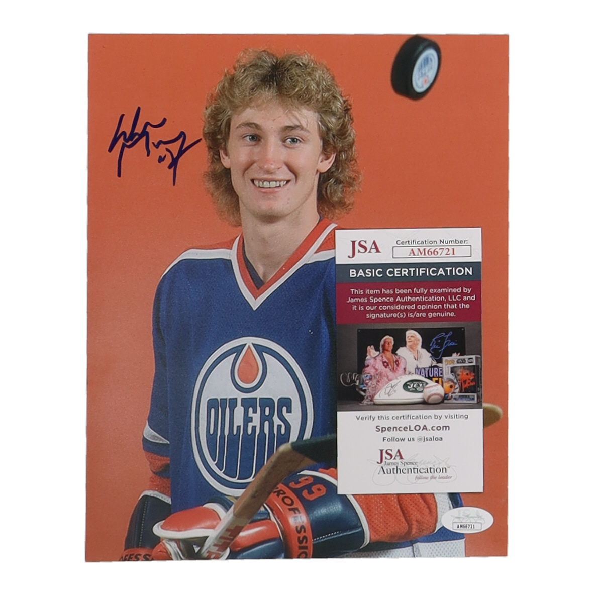 Wayne Gretzky Signed Oilers 8x10 Photo (JSA) at PristineAuction.com Wayne Gretzky Signed Oilers 8x10 Photo (JSA) at PristineAuction.com