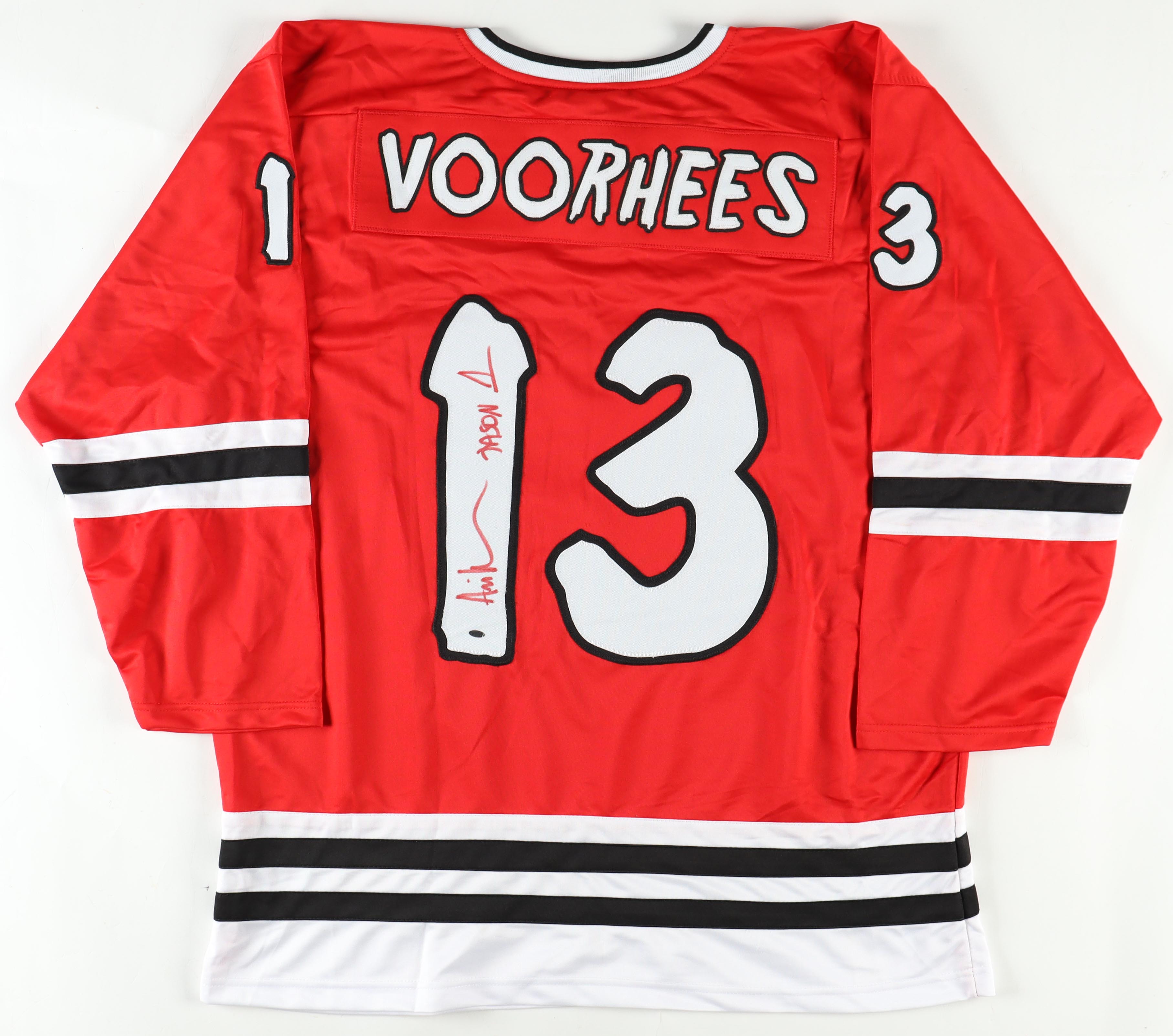 Ari Lehman Signed "Friday the 13th" Jersey Inscribed "Jason 1" (OKAuthentics) at PristineAuction.com Ari Lehman Signed "Friday the 13th" Jersey Inscribed "Jason 1" (OKAuthentics) at PristineAuction.com