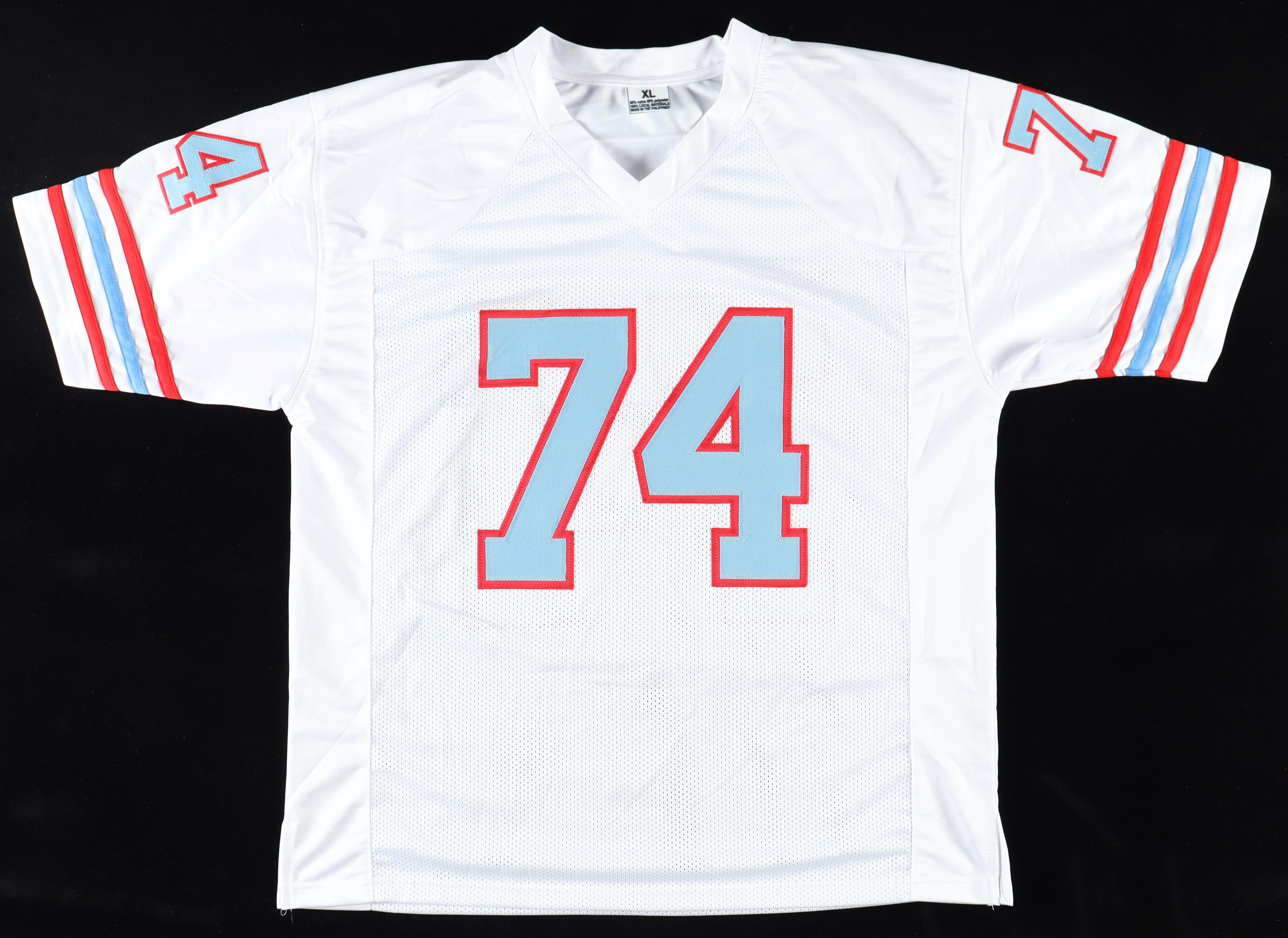 Bruce Matthews Signed Jersey Inscribed "HOF '07" (JSA) at PristineAuction.com Bruce Matthews Signed Jersey Inscribed "HOF '07" (JSA) at PristineAuction.com