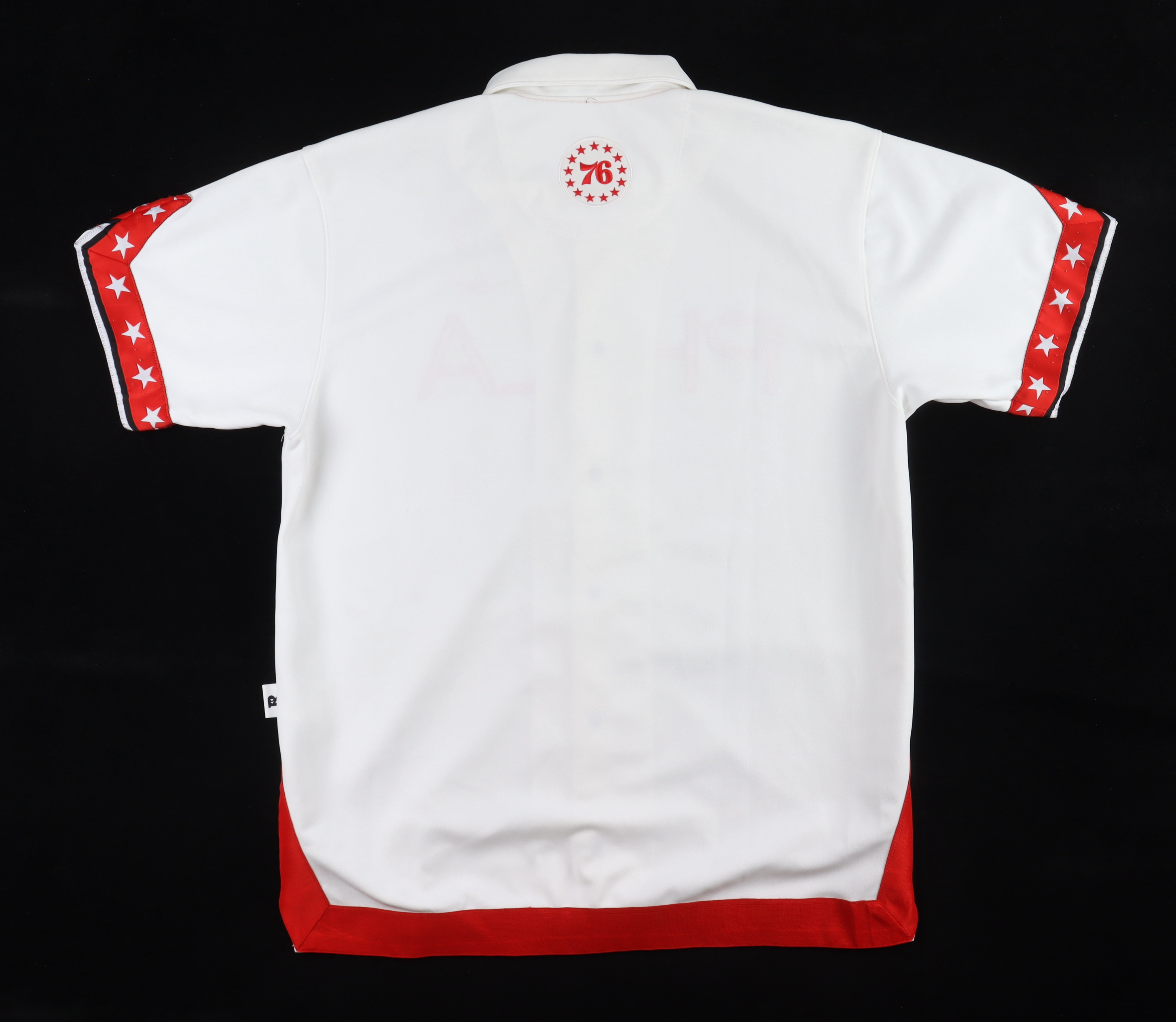 Julius "Dr. J" Erving Signed 76ers Warm-Up Jersey (Beckett) at PristineAuction.com Julius "Dr. J" Erving Signed 76ers Warm-Up Jersey (Beckett) at PristineAuction.com