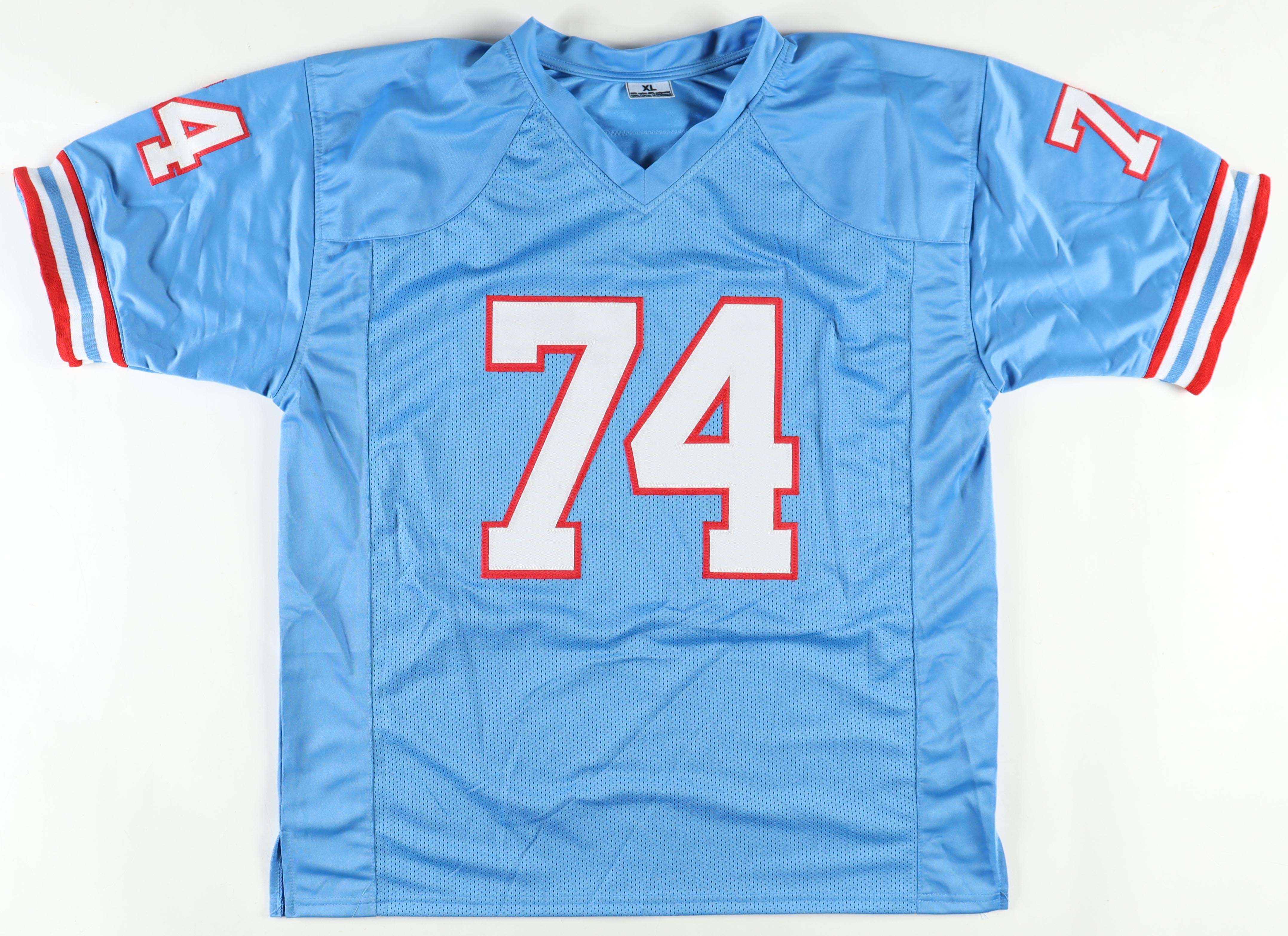 Bruce Matthews Signed Jersey Inscribed "HOF '07" (JSA) at PristineAuction.com Bruce Matthews Signed Jersey Inscribed "HOF '07" (JSA) at PristineAuction.com