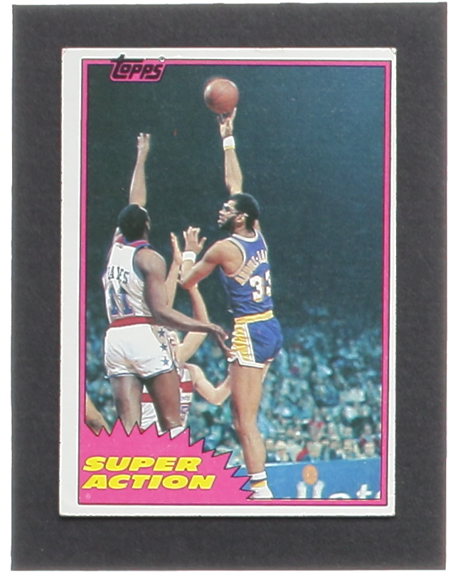 Kareem Abdul-Jabbar 1981-82 Topps #W106 SA at PristineAuction.com Kareem Abdul-Jabbar 1981-82 Topps #W106 SA at PristineAuction.com
