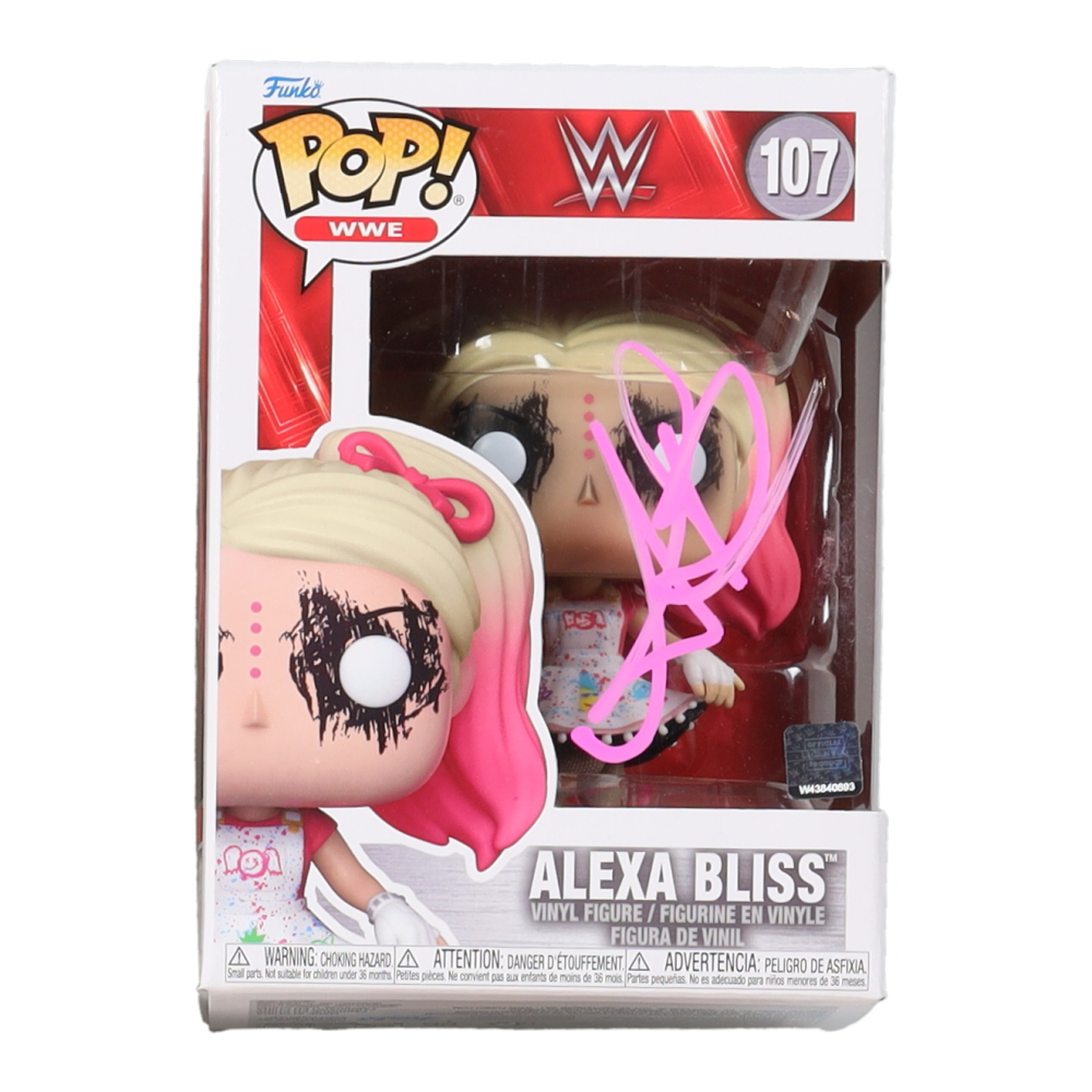 Alexa Bliss Signed "WWE" 107 Alexa Bliss Funko Pop! Vinyl Figure