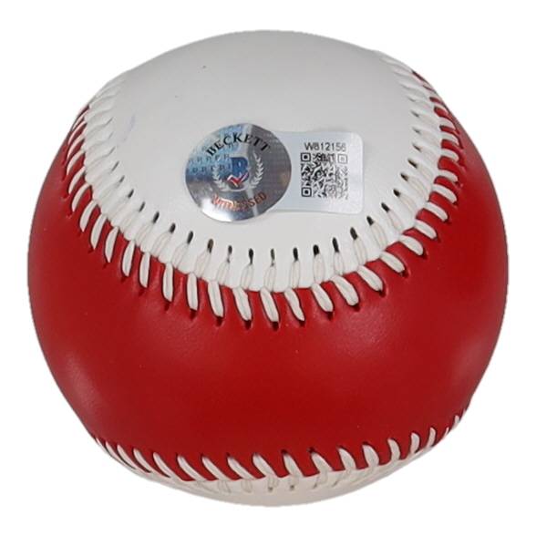 Reggie Jackson Signed Home Run Derby Logo Baseball (Bekett) at PristineAuction.com Reggie Jackson Signed Home Run Derby Logo Baseball (Bekett) at PristineAuction.com