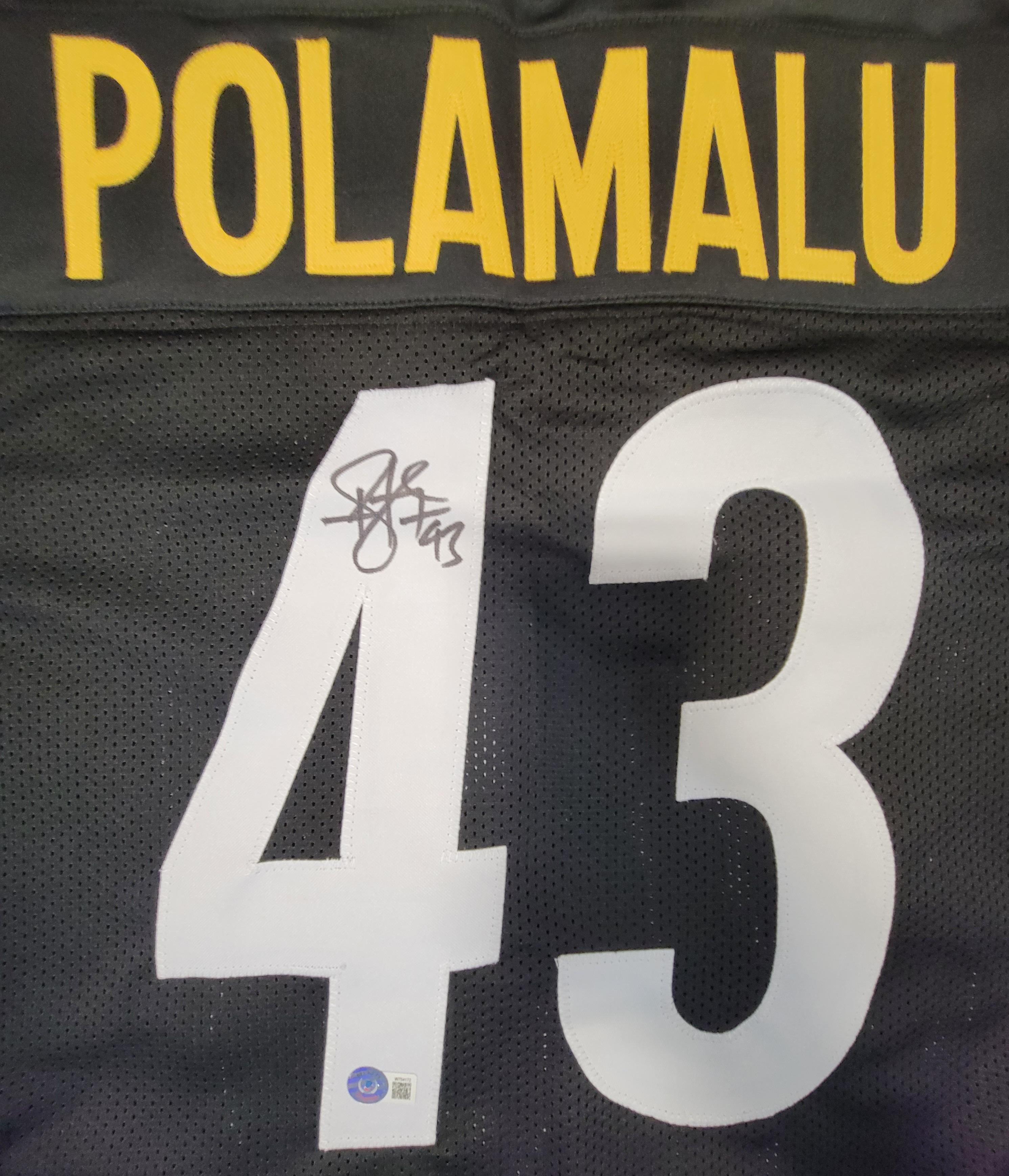 Troy Polamalu Signed Jersey (Beckett) at PristineAuction.com Troy Polamalu Signed Jersey (Beckett) at PristineAuction.com