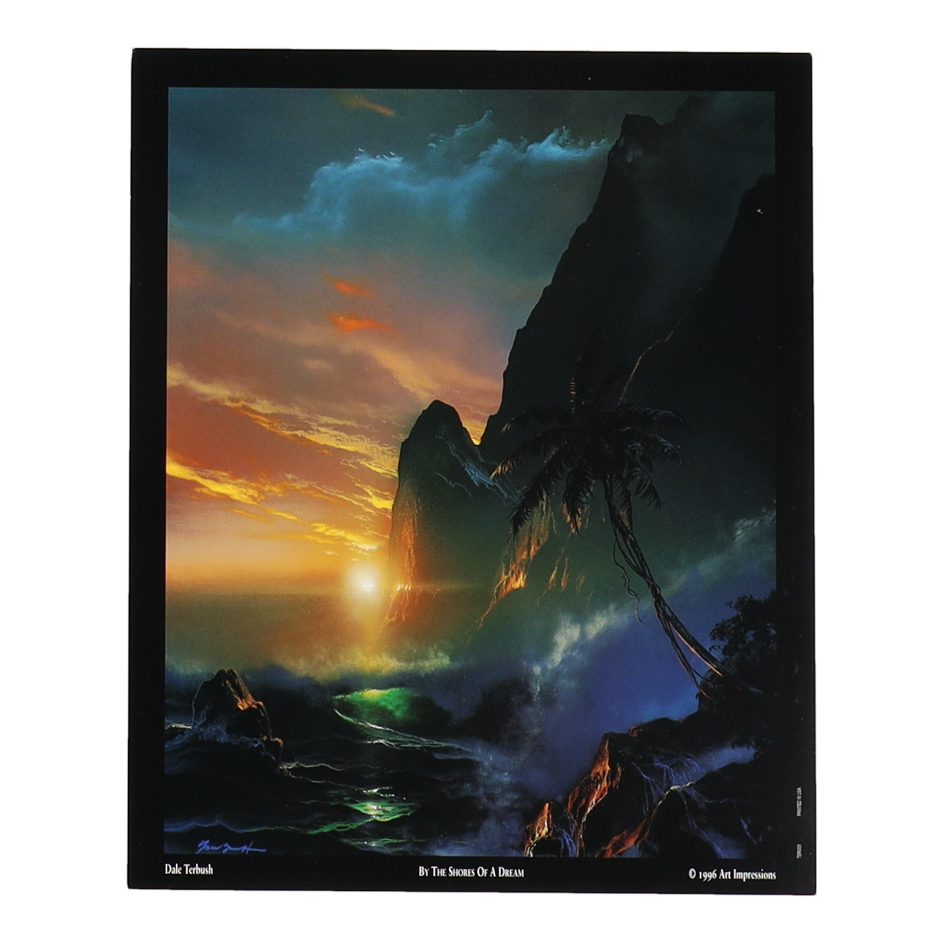 Dale Terbrush "Everlasting Paradise" 9x10 Print at PristineAuction.com Dale Terbrush "Everlasting Paradise" 9x10 Print at PristineAuction.com