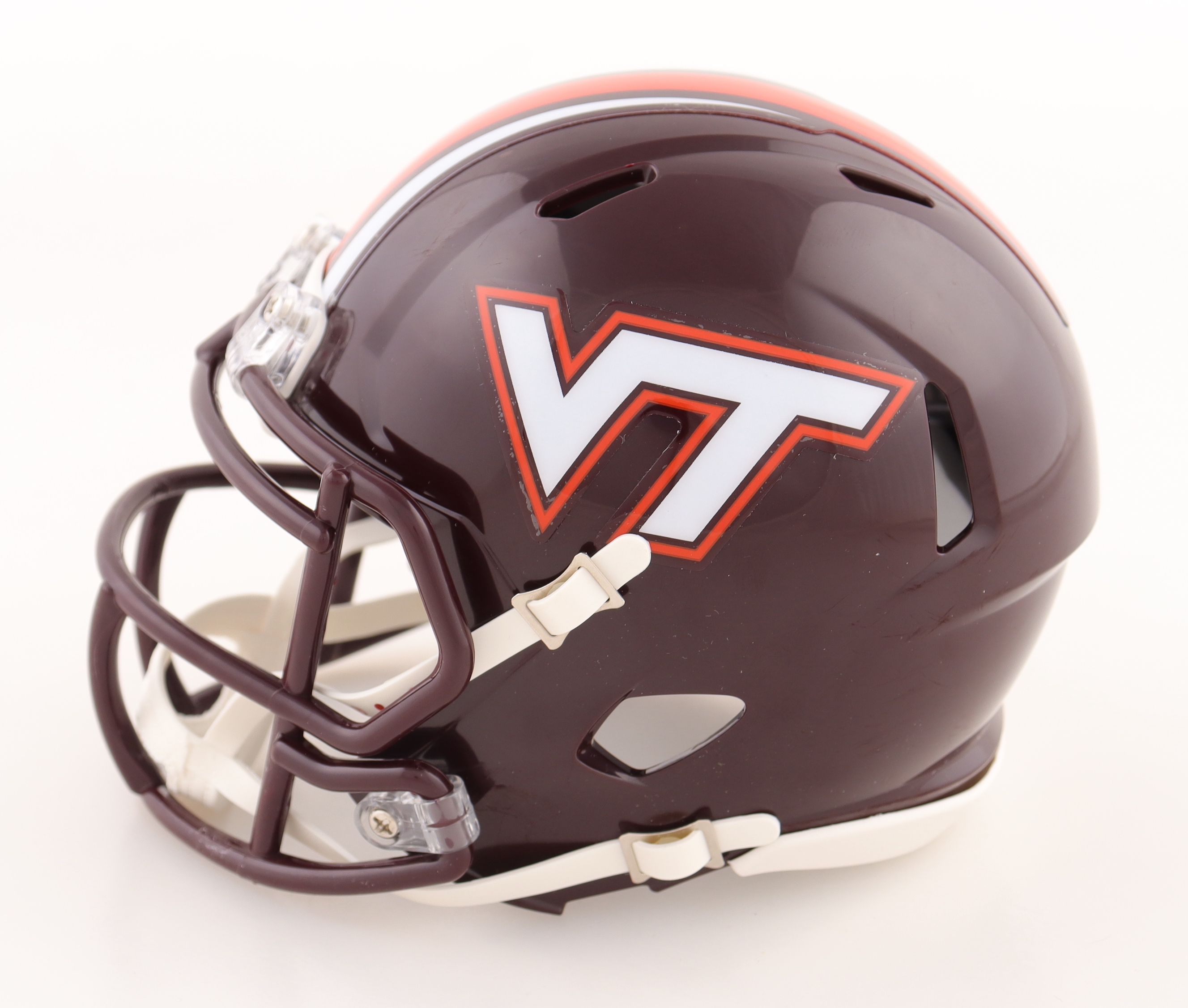 Michael Vick Signed Virginia Tech Hokies Speed Mini Helmet (PSA) at PristineAuction.com Michael Vick Signed Virginia Tech Hokies Speed Mini Helmet (PSA) at PristineAuction.com