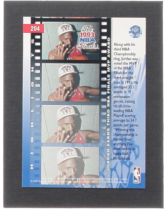 Michael Jordan 1993-94 Upper Deck #204 FIN at PristineAuction.com Michael Jordan 1993-94 Upper Deck #204 FIN at PristineAuction.com