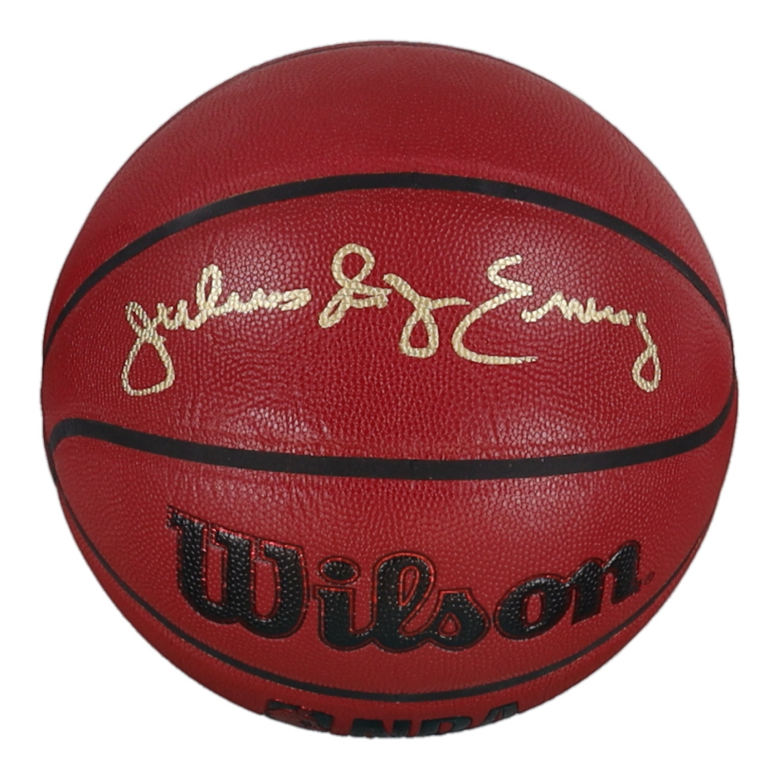 Julius "Dr. J" Erving Signed NBA Basketball (Beckett) at PristineAuction.com Julius "Dr. J" Erving Signed NBA Basketball (Beckett) at PristineAuction.com