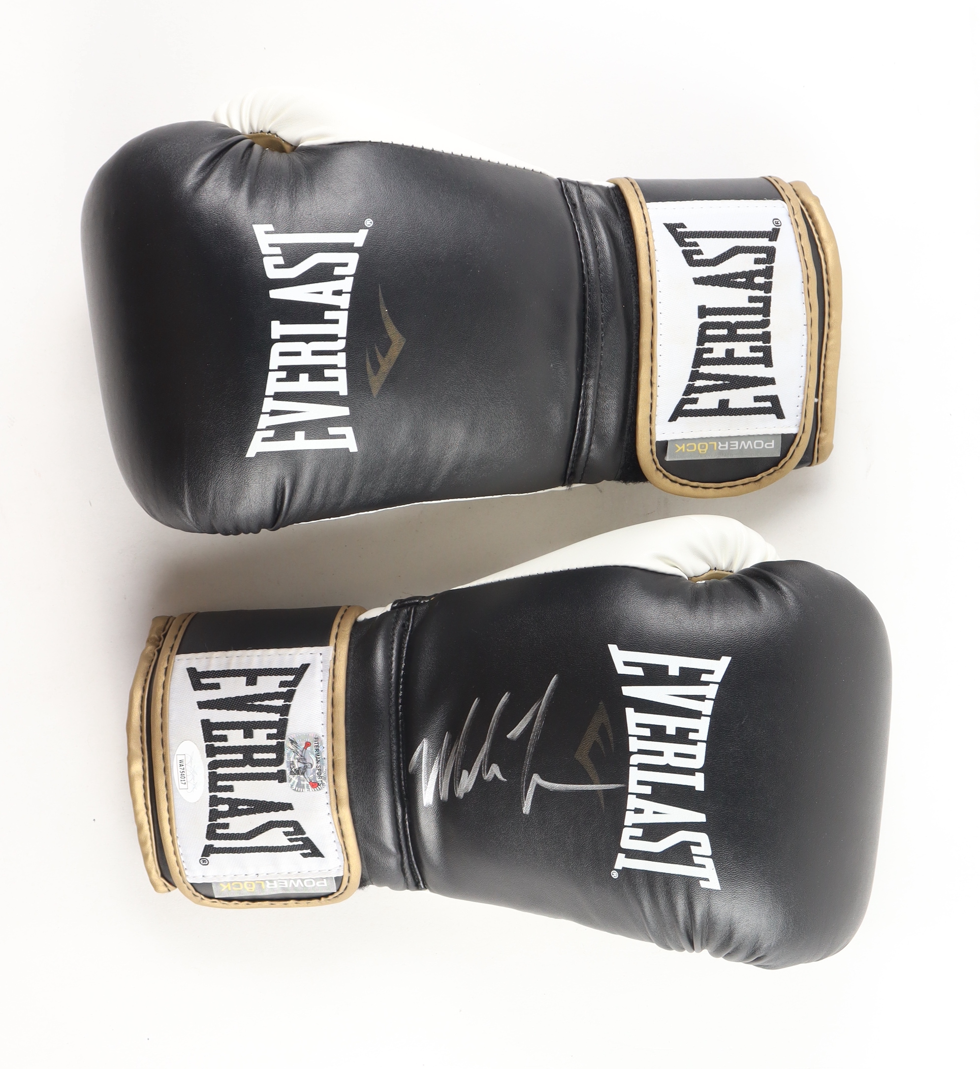 Mike Tyson Signed Pair of (2) Everlast Boxing Gloves (JSA & Tyson) at PristineAuction.com Mike Tyson Signed Pair of (2) Everlast Boxing Gloves (JSA & Tyson) at PristineAuction.com