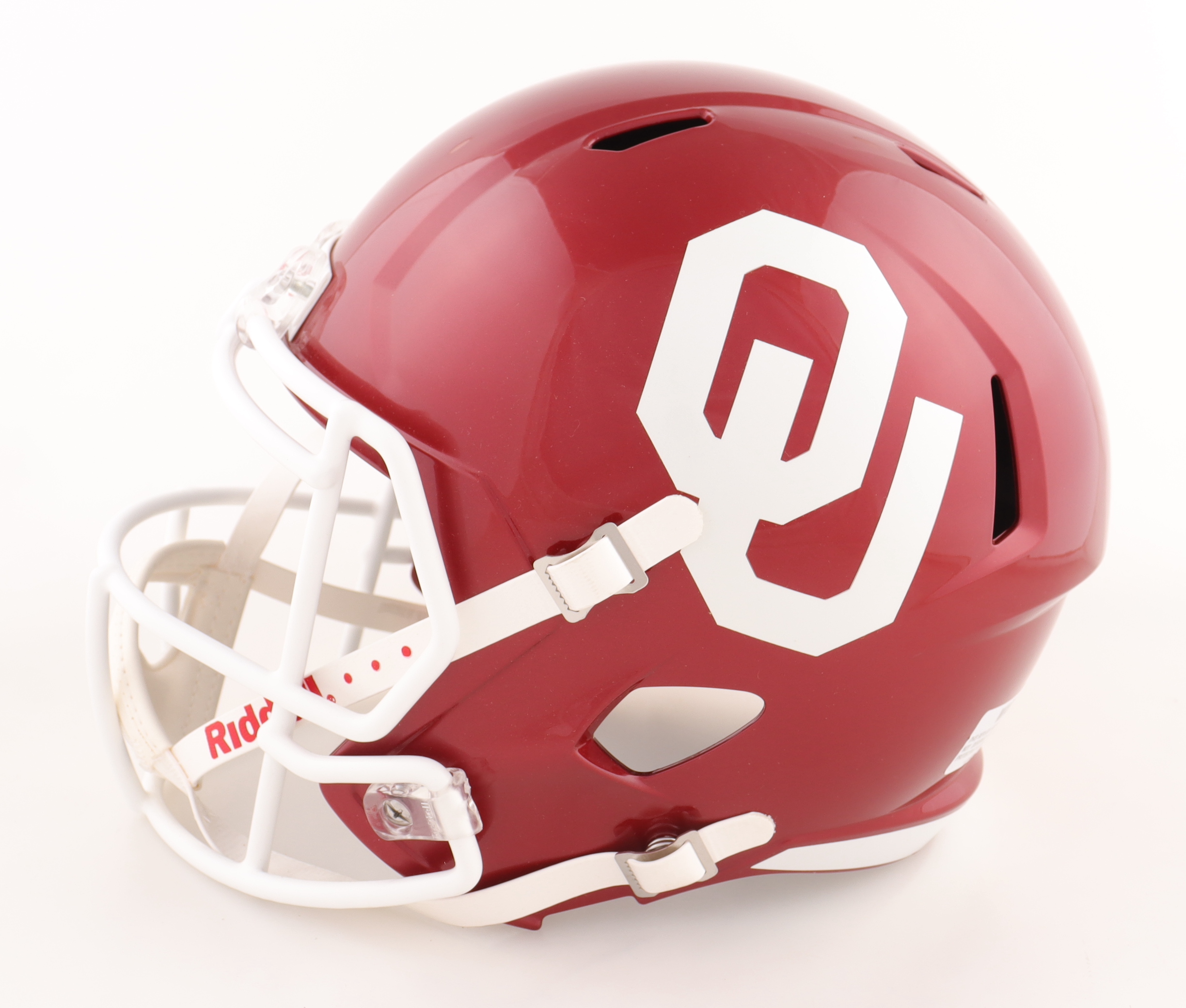 Kennedy Brooks Signed Oklahoma Sooners Full-Size Speed Helmet (JSA) at PristineAuction.com Kennedy Brooks Signed Oklahoma Sooners Full-Size Speed Helmet (JSA) at PristineAuction.com