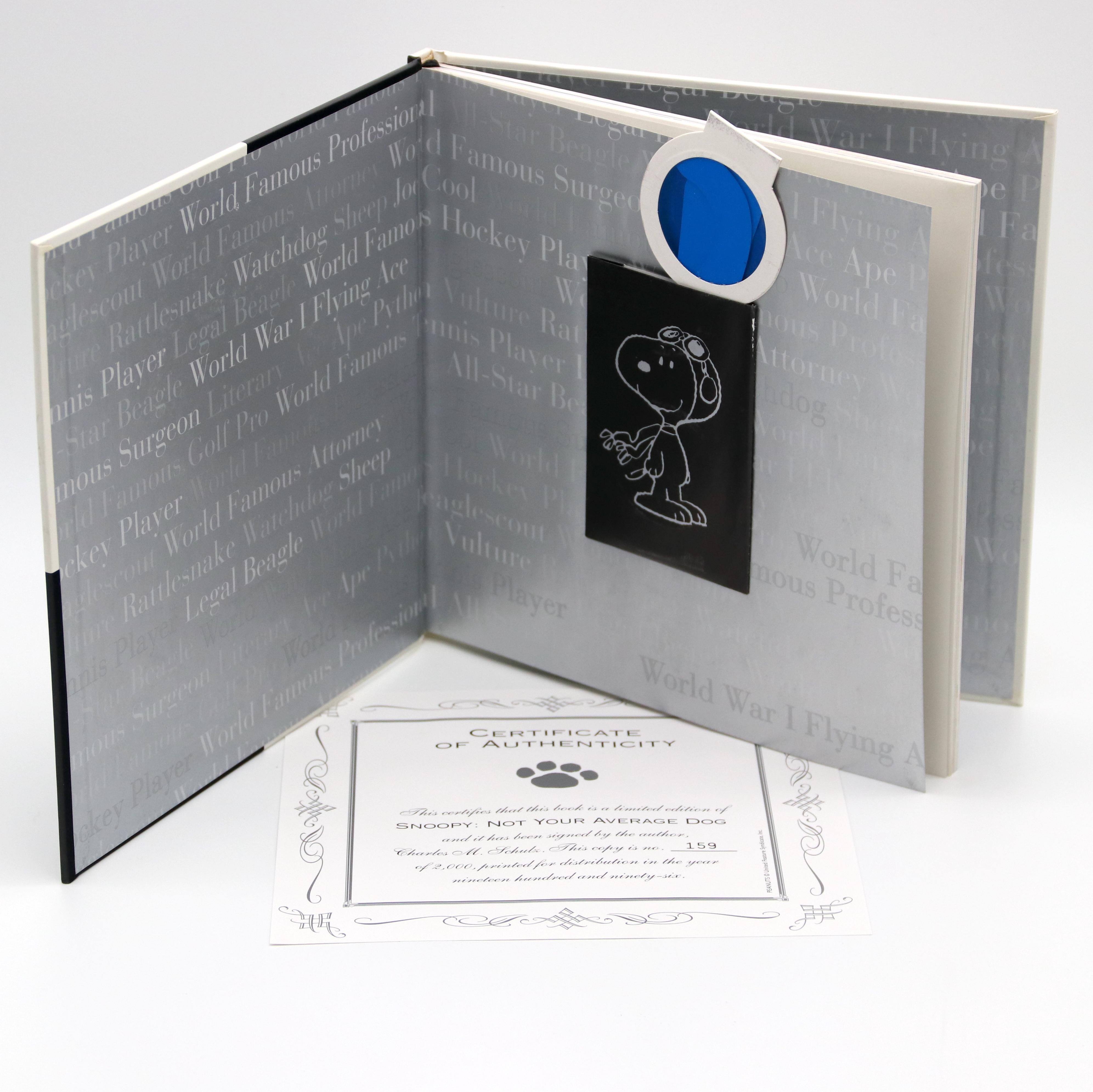 Charles Schulz Signed LE "Snoopy Not Your Average Dog" Hardcover Book (JSA) at PristineAuction.com Charles Schulz Signed LE "Snoopy Not Your Average Dog" Hardcover Book (JSA) at PristineAuction.com