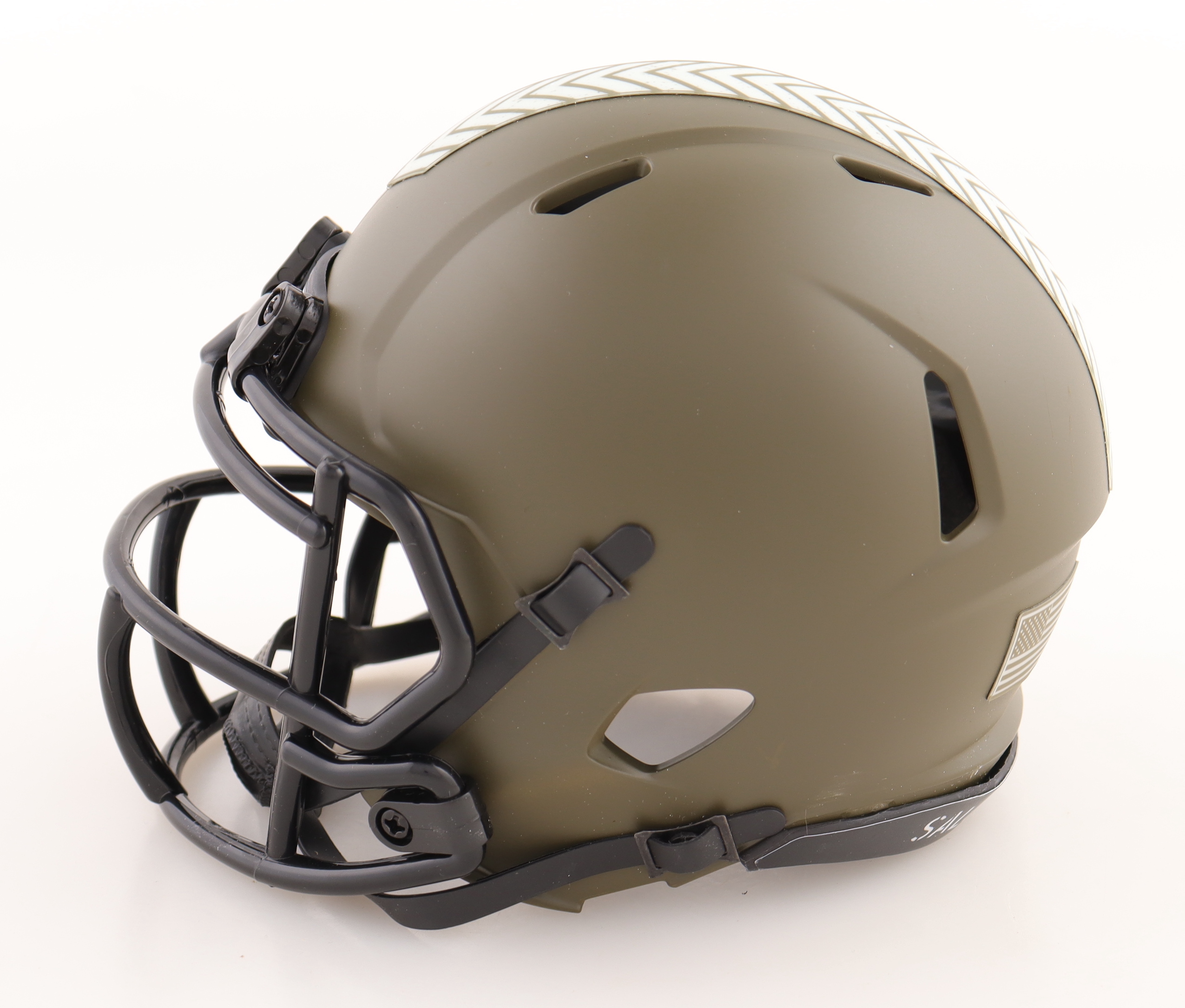 Michael Vick Signed Steelers Salute To Service Mini Helmet (Beckett) at PristineAuction.com Michael Vick Signed Steelers Salute To Service Mini Helmet (Beckett) at PristineAuction.com