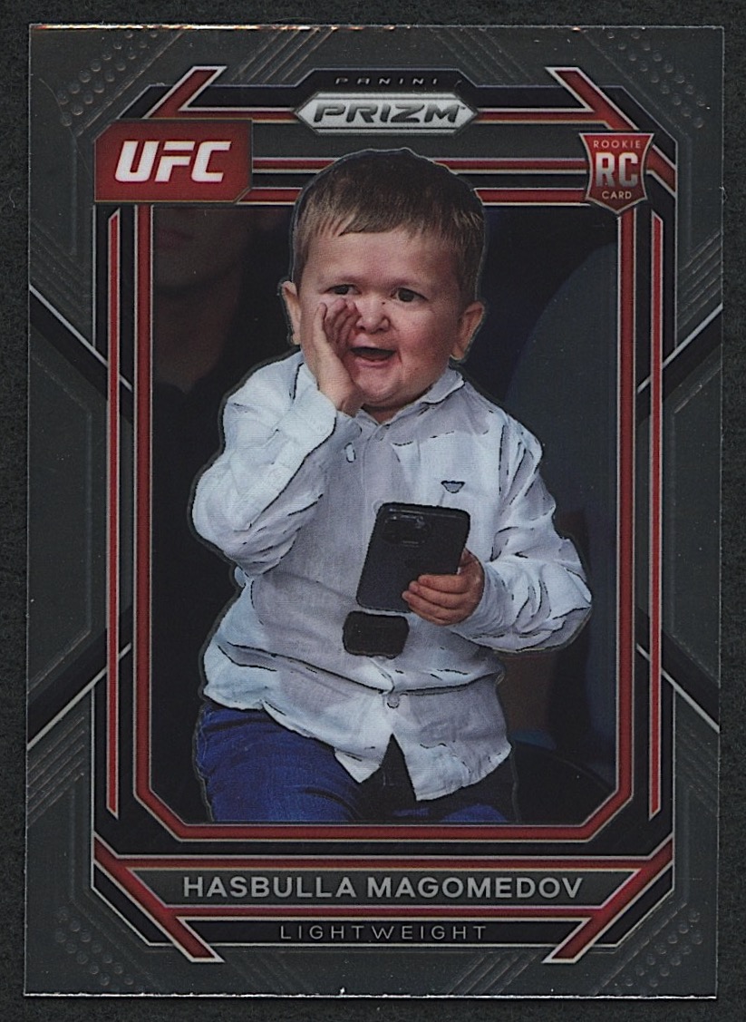 Hasbulla Magomedov 2023 Panini Prizm UFC #200 RC at PristineAuction.com Hasbulla Magomedov 2023 Panini Prizm UFC #200 RC at PristineAuction.com