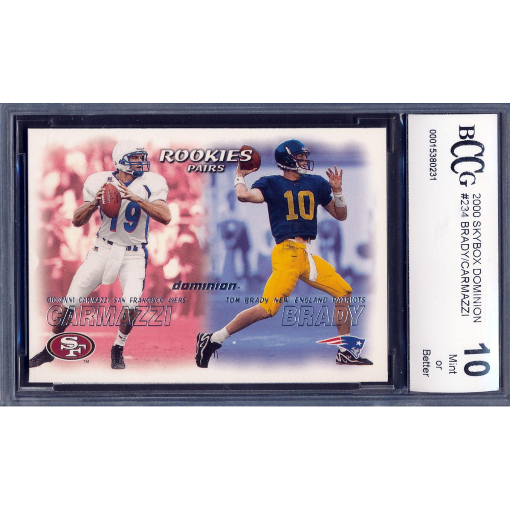 Tom Brady 2000 SkyBox Dominion #234 RC (BCCG 10) | Pristine
