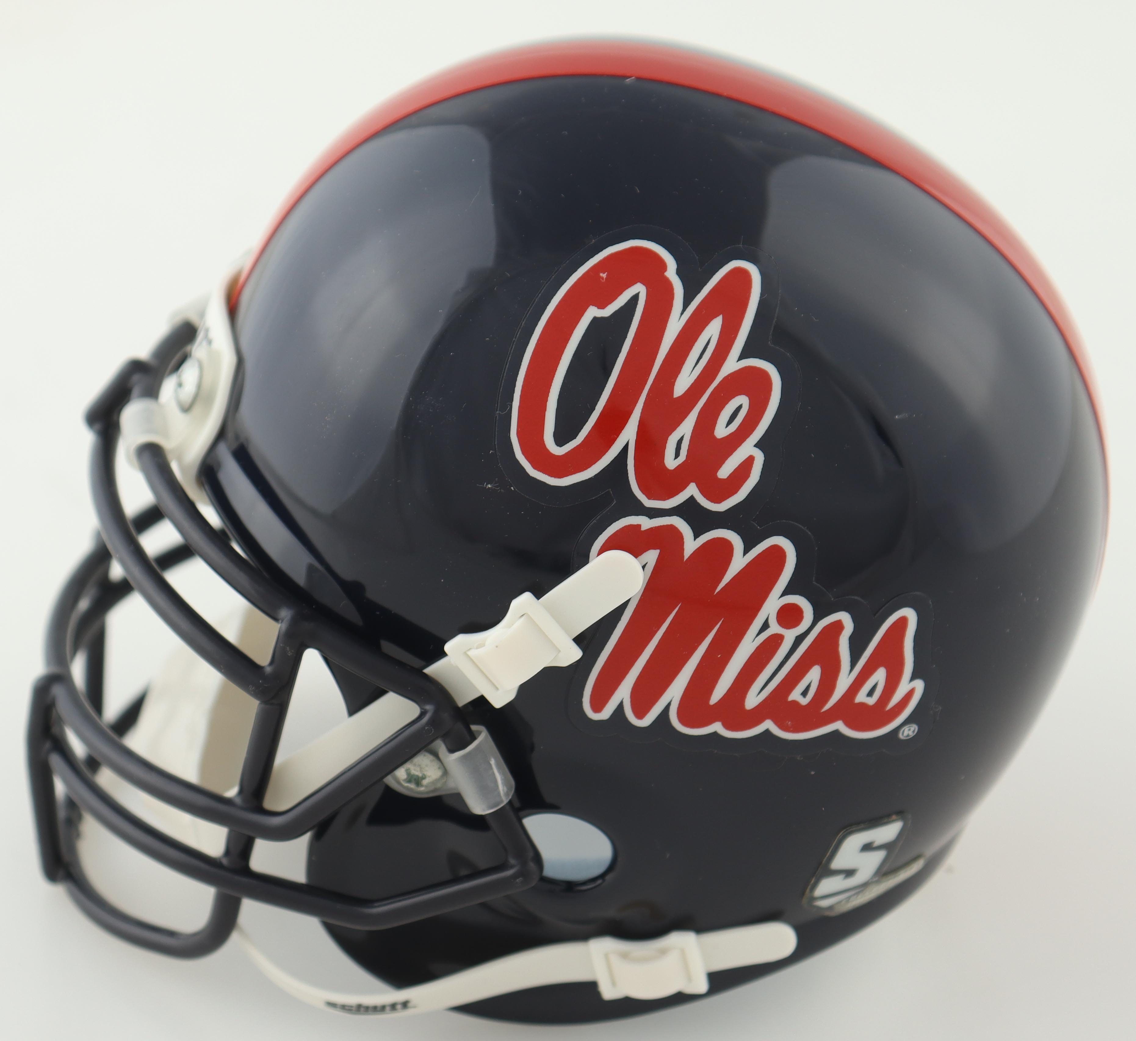 Robert Nkemdiche & Denzel Nkemdiche Signed Ole Miss Mini Helmet (JSA) at PristineAuction.com Robert Nkemdiche & Denzel Nkemdiche Signed Ole Miss Mini Helmet (JSA) at PristineAuction.com