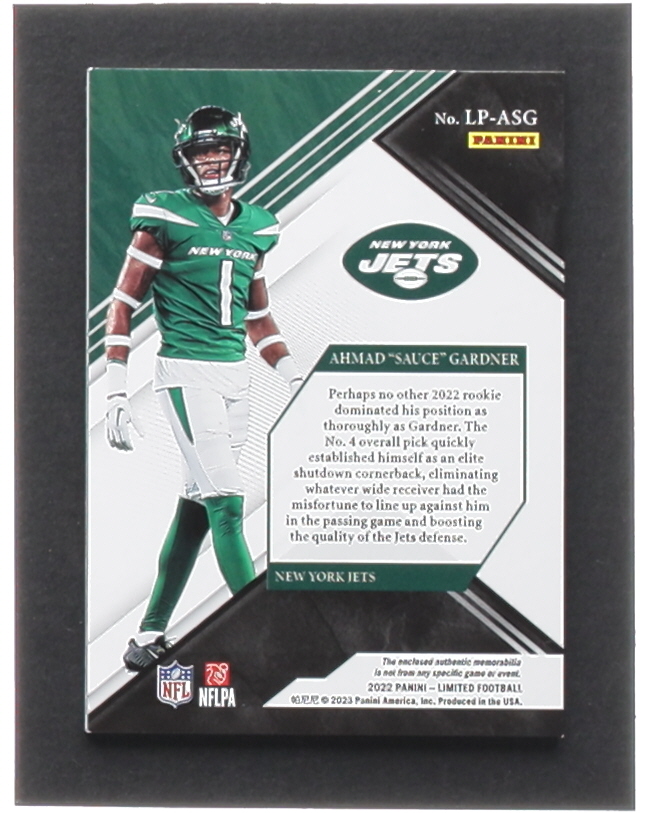 Ahmad Gardner 2022 Limited Unlimited Potential Jerseys Amethyst Spotlight #30 RC #9/25 at PristineAuction.com Ahmad Gardner 2022 Limited Unlimited Potential Jerseys Amethyst Spotlight #30 RC #9/25 at PristineAuction.com
